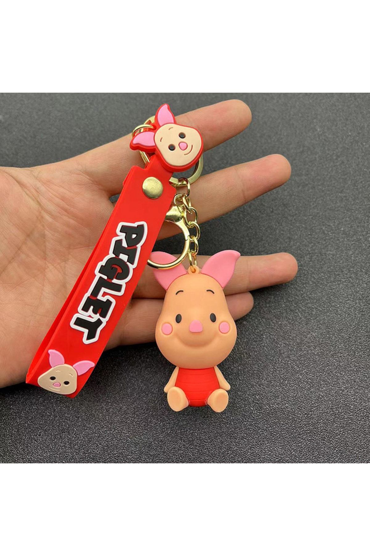 HobiShop Winnie The Pooh Piglet Keychain and Bag Accessory