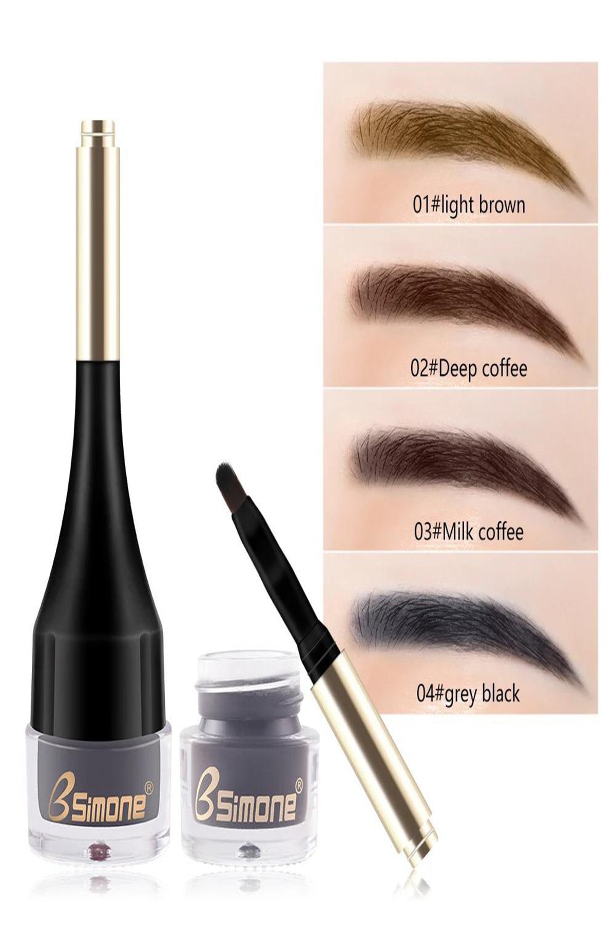 رنگ ابرو  قهوه ای ruby face | 4402 اورجینال - تصویر 5