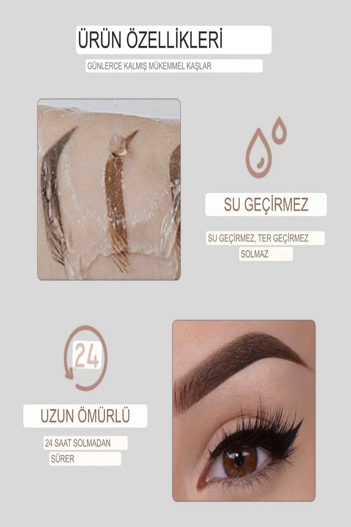 رنگ ابرو  قهوه ای ruby face | 4402 اورجینال - تصویر 8