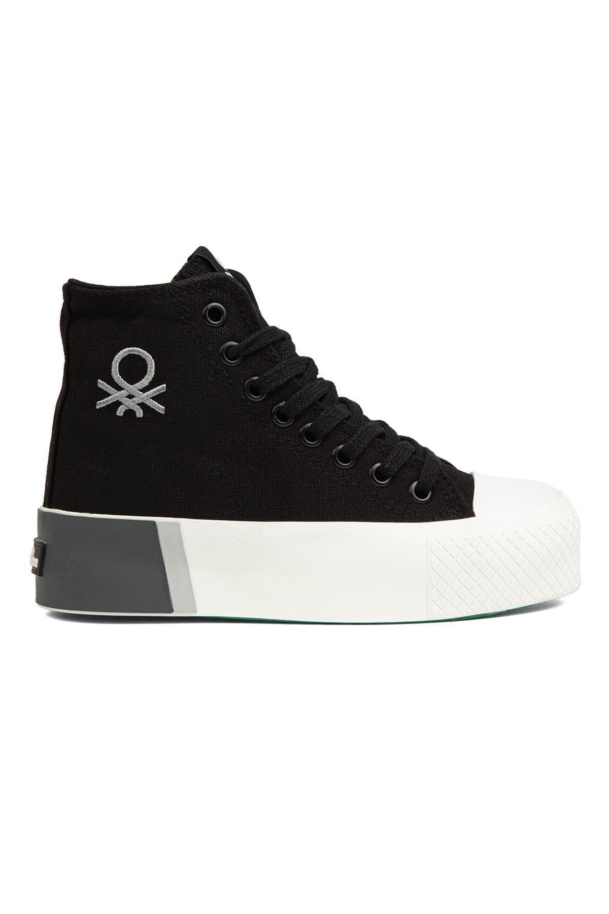 Benetton ® |   BN-30938 - Μαύρα - Γυναικεία Αθλητικά Παπούτσια