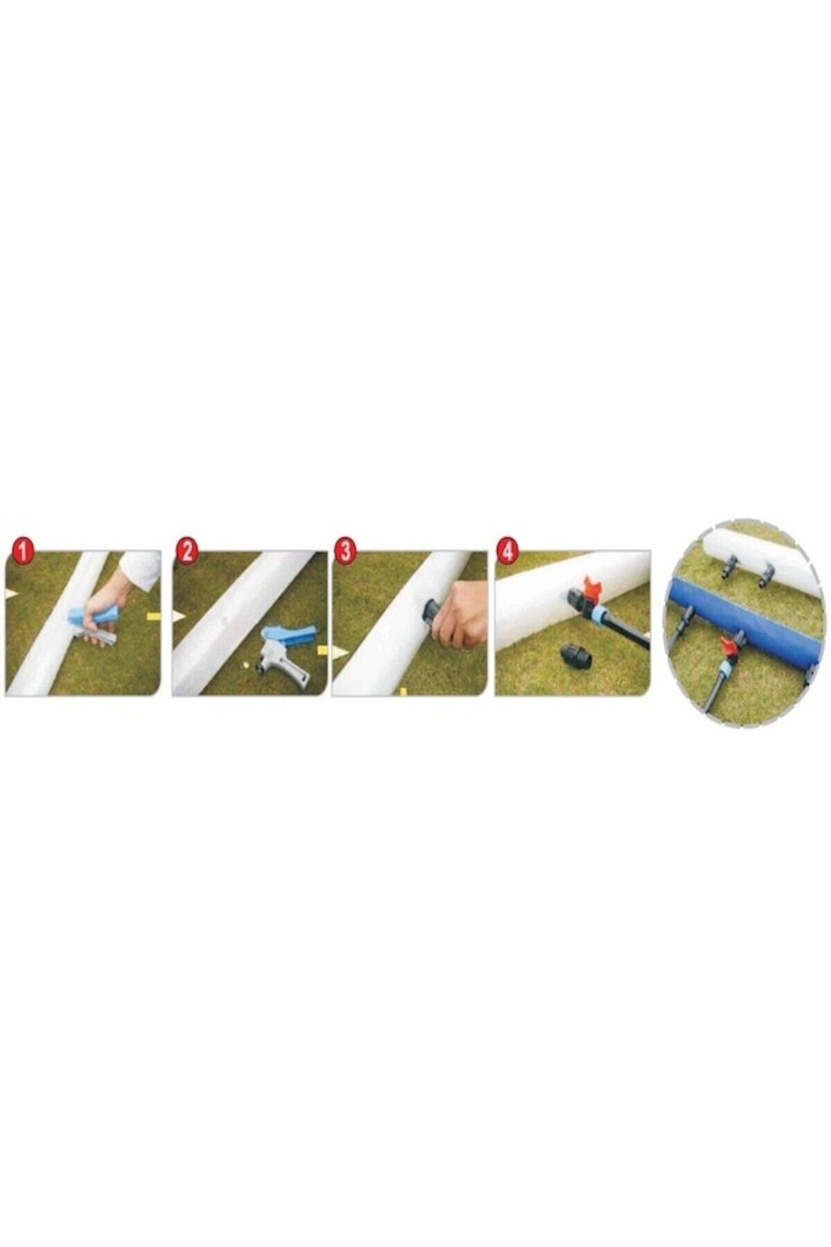 BESTPUMP 16mm Yassı Layflat Hortum Çıkış Parçası+Damlama Vana Seti 2