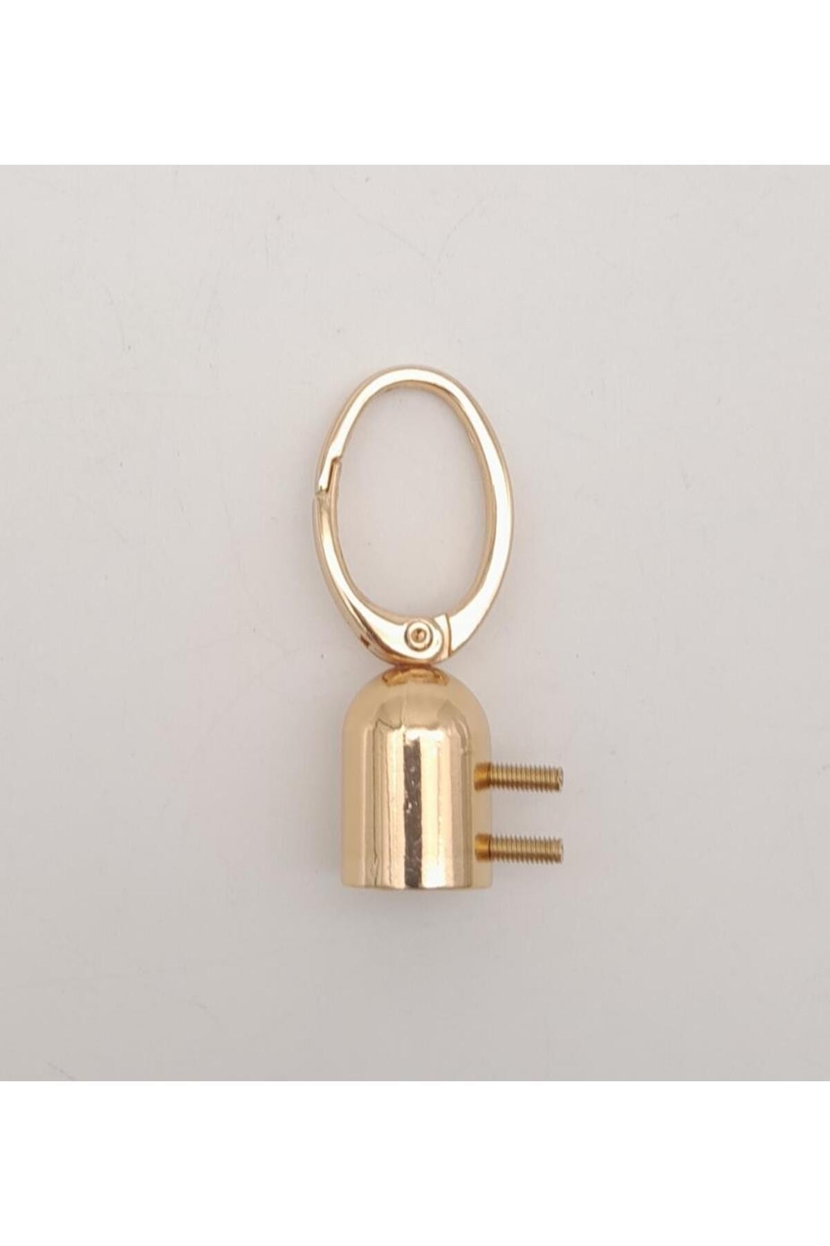 angel çanta aksesuar Angel Çanta Aksesuar 14 mm Light Gold Renk Oval Halkalı Kancalı Kovan 1 Adet
