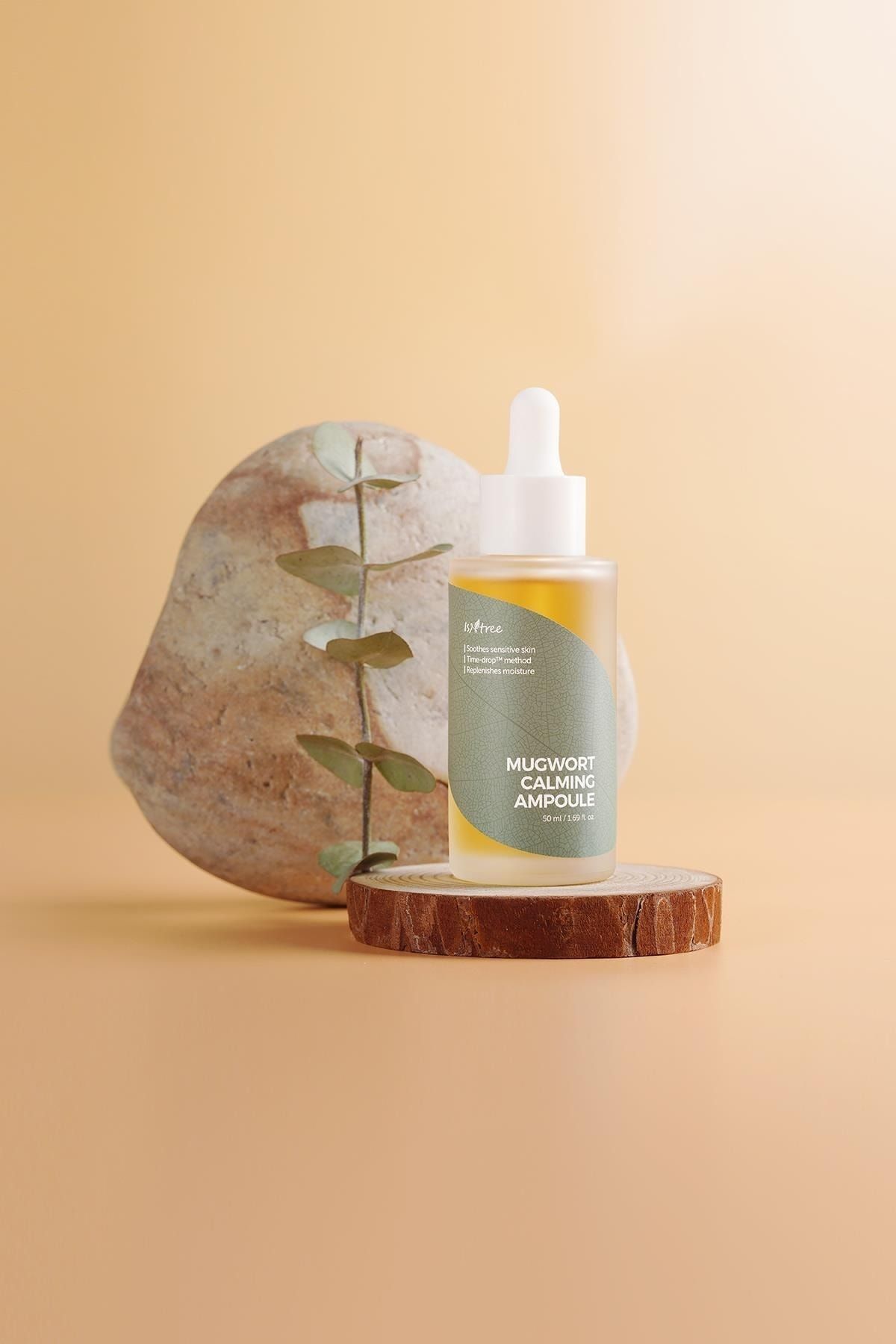 Isntree-ISNTREE MUGWORT CALMING AMPOULE 50 ml - Ampoule for sensitive skin 4