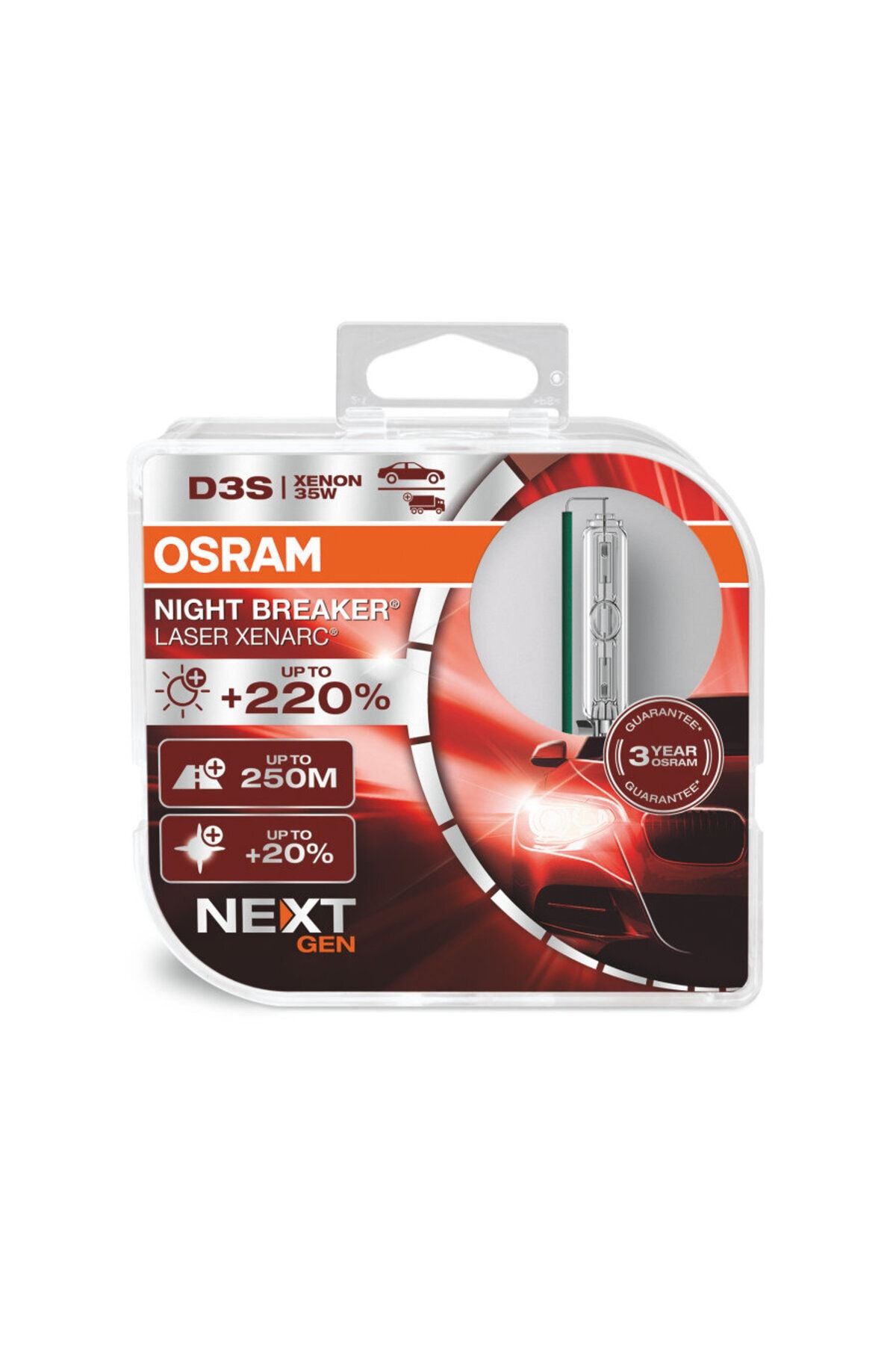 Osram Xenarc Night Breaker 220 - D1S Xenon-pærer