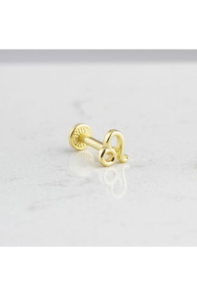 Glorria Altın Aslan Burcu Tragus Piercing