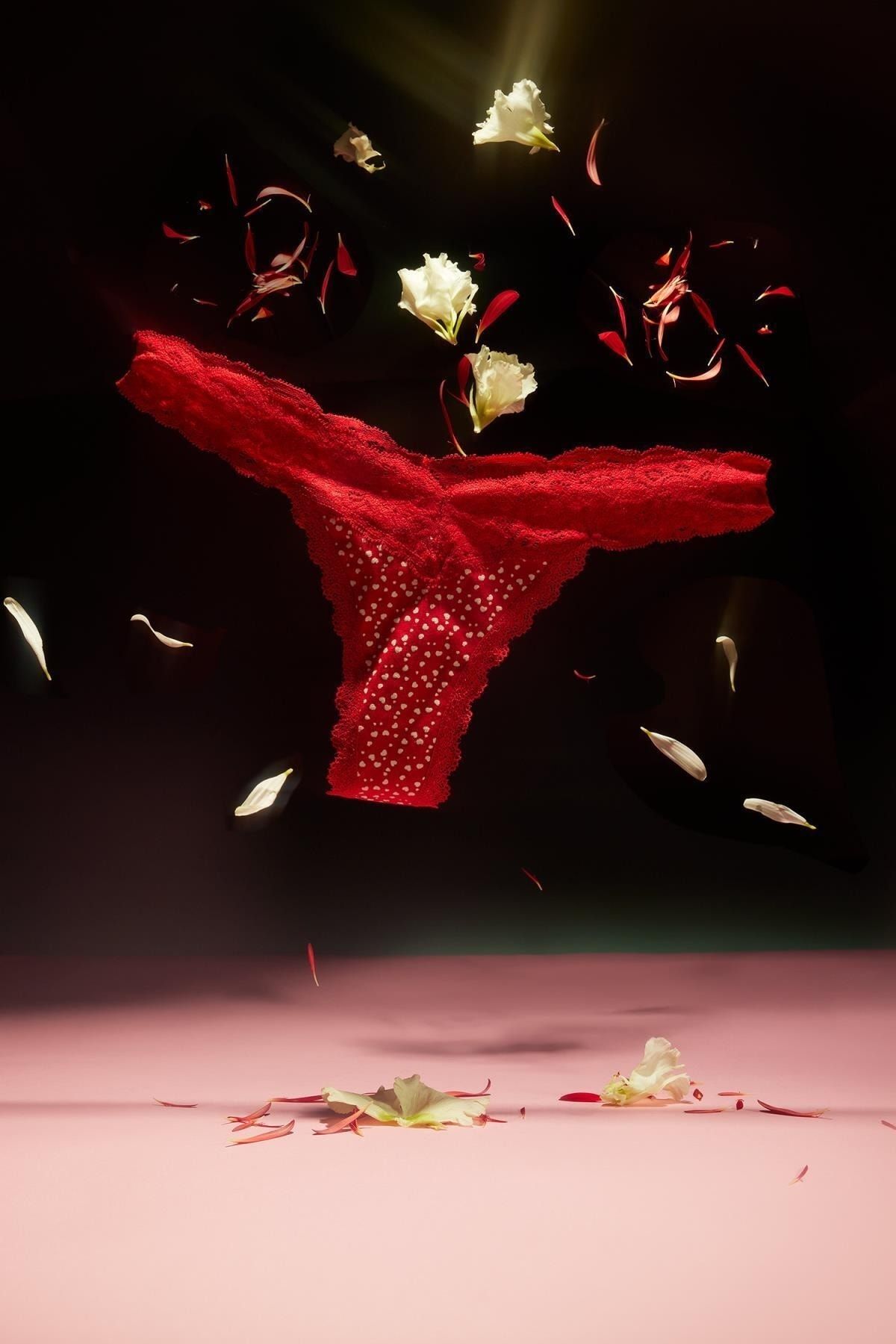 DeFacto-Fall In Love Heart Patterned String Panties 4