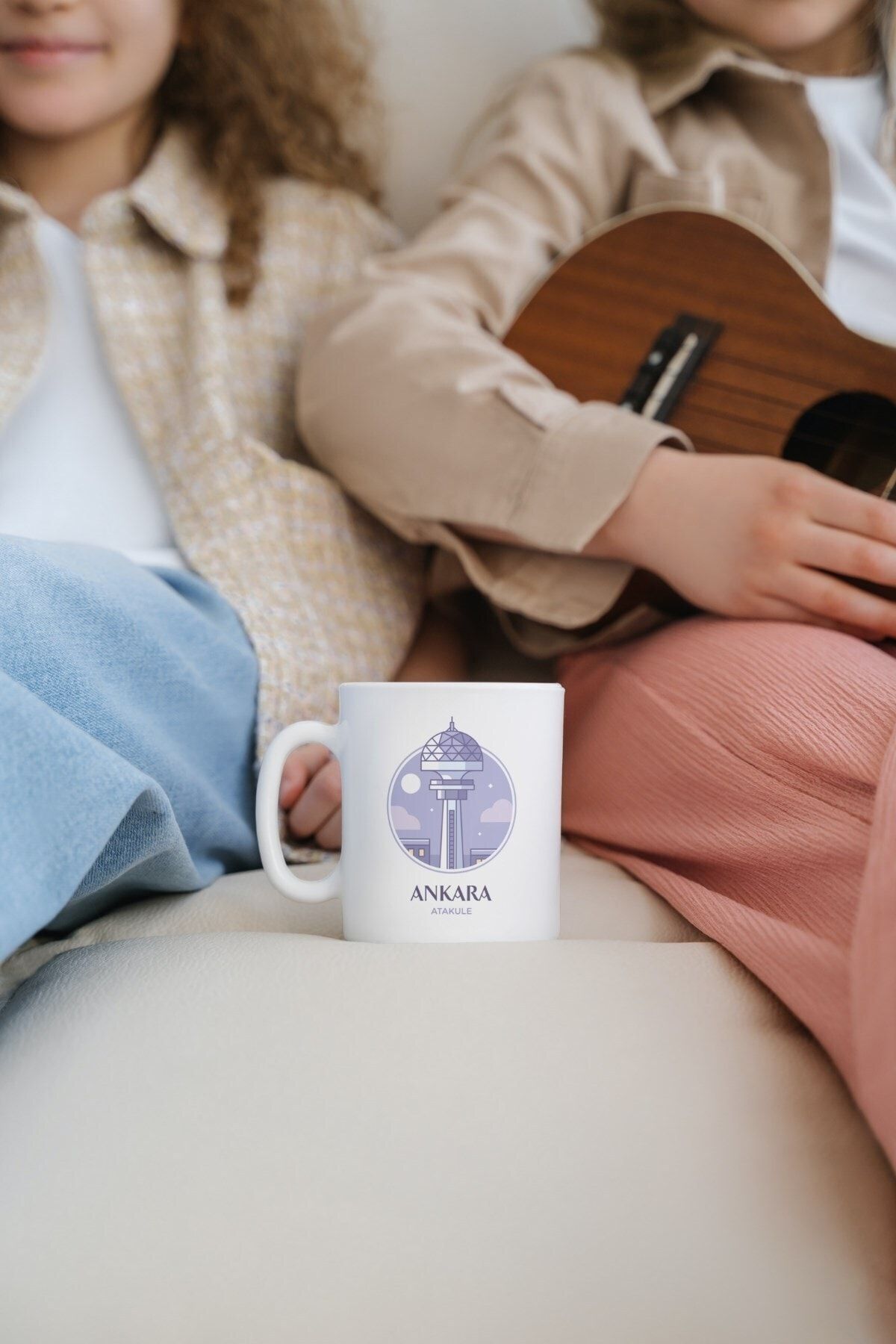 SaltanArt-Atakule Ankara Themed Special Design Porcelain Mug 2