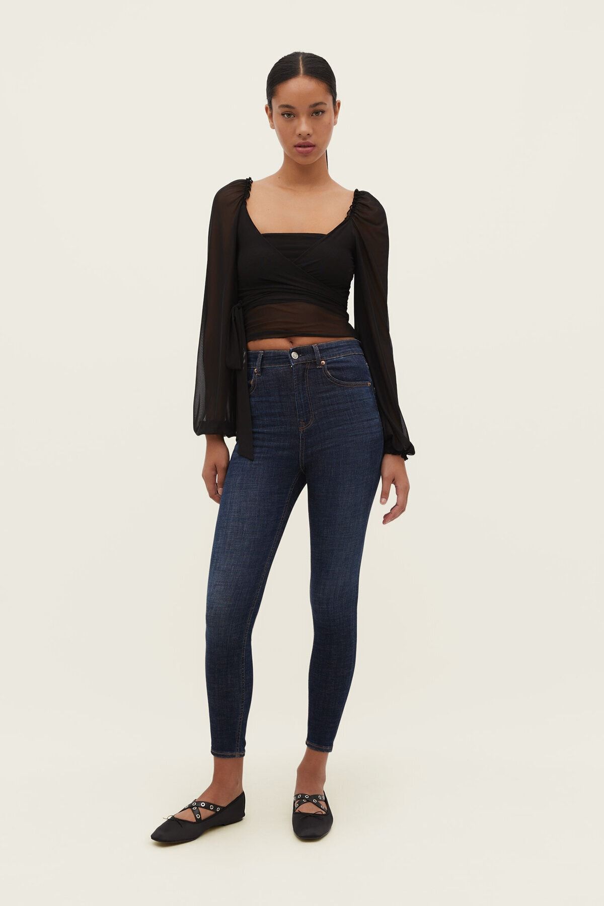 1450 Jeans skinny super high waist - Moda de mulher