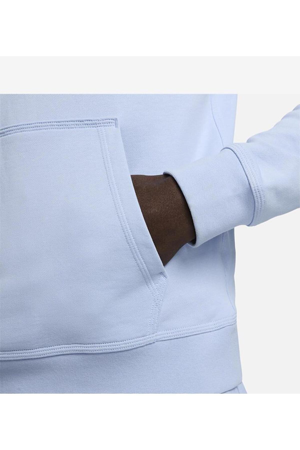 سویشرت اسپرت نایکی مردانه پارچه فیروزه اسپرت راسته Boxy    Relaxed/ریلکس اسپرت | Nike TYCO60ORAN169044924623909 - تصویر 5