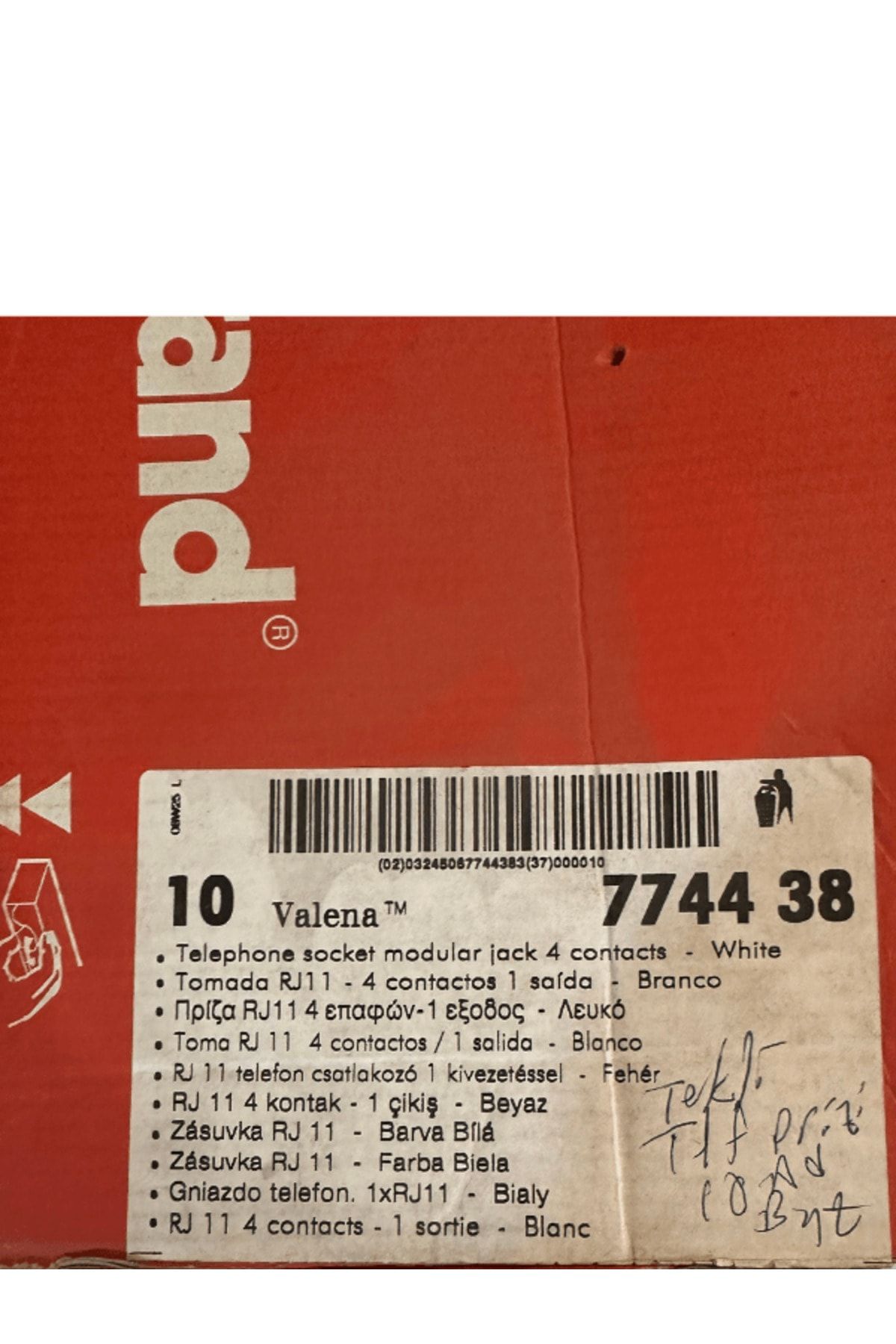 Legrand-Valena774438-V2 RJ11 Single Phone Socket White (Frame Included) 4