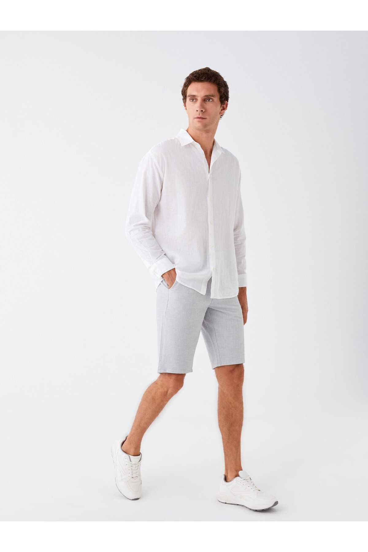 LC Waikiki-Ανδρικό σορτς βερμούδα - Standard size 2
