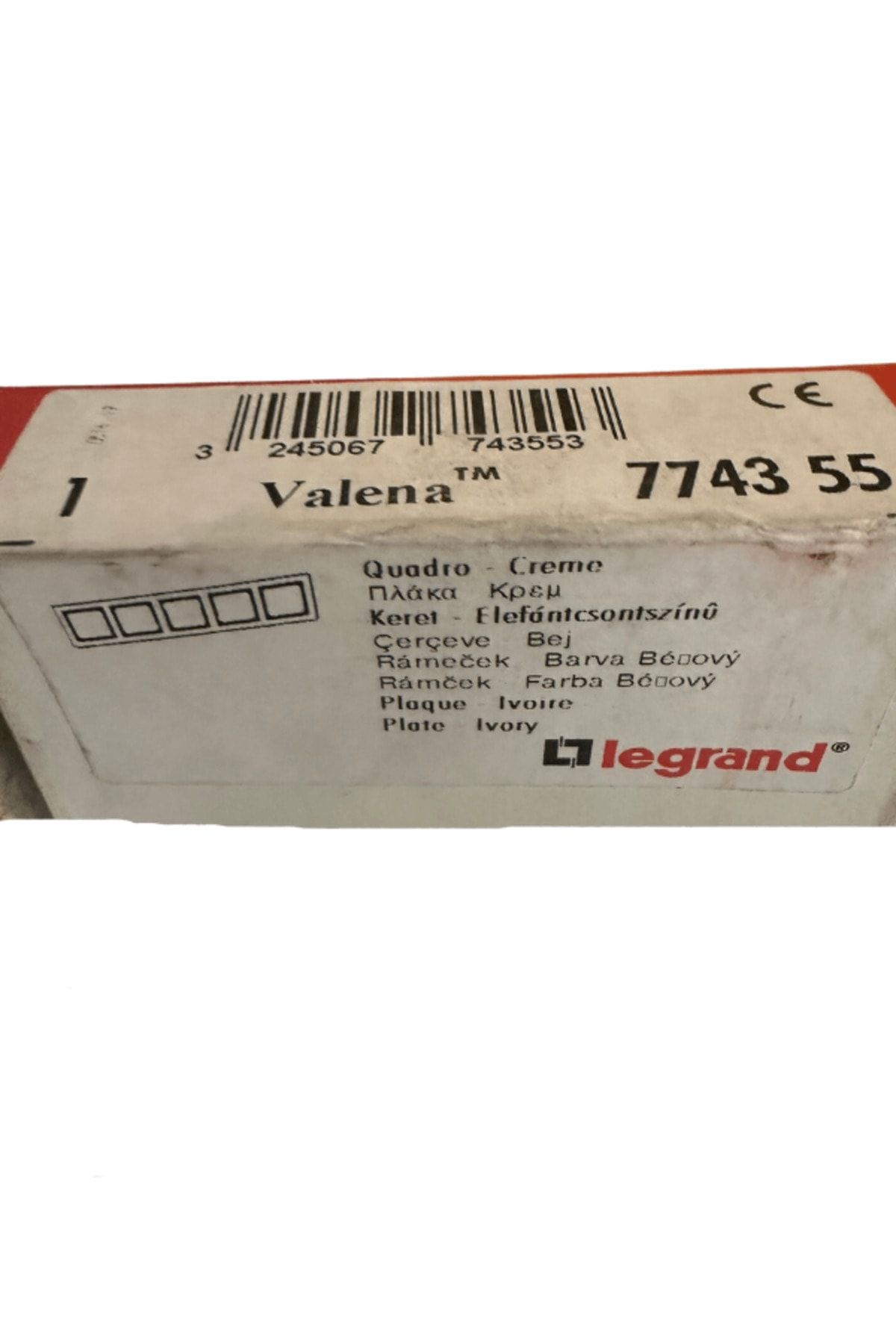 Legrand-Valena774355 5-Piece Frame Cream (Beige) 2