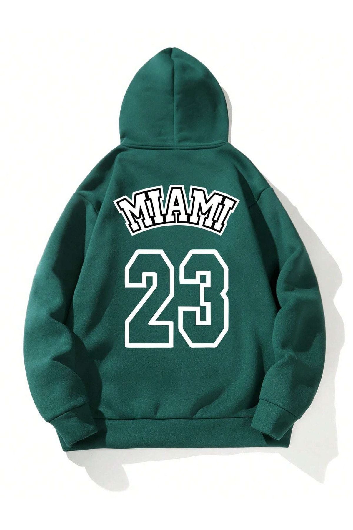 Revasser-Φούτερ με κουκούλα Unisex Miami Printed Oversize 3
