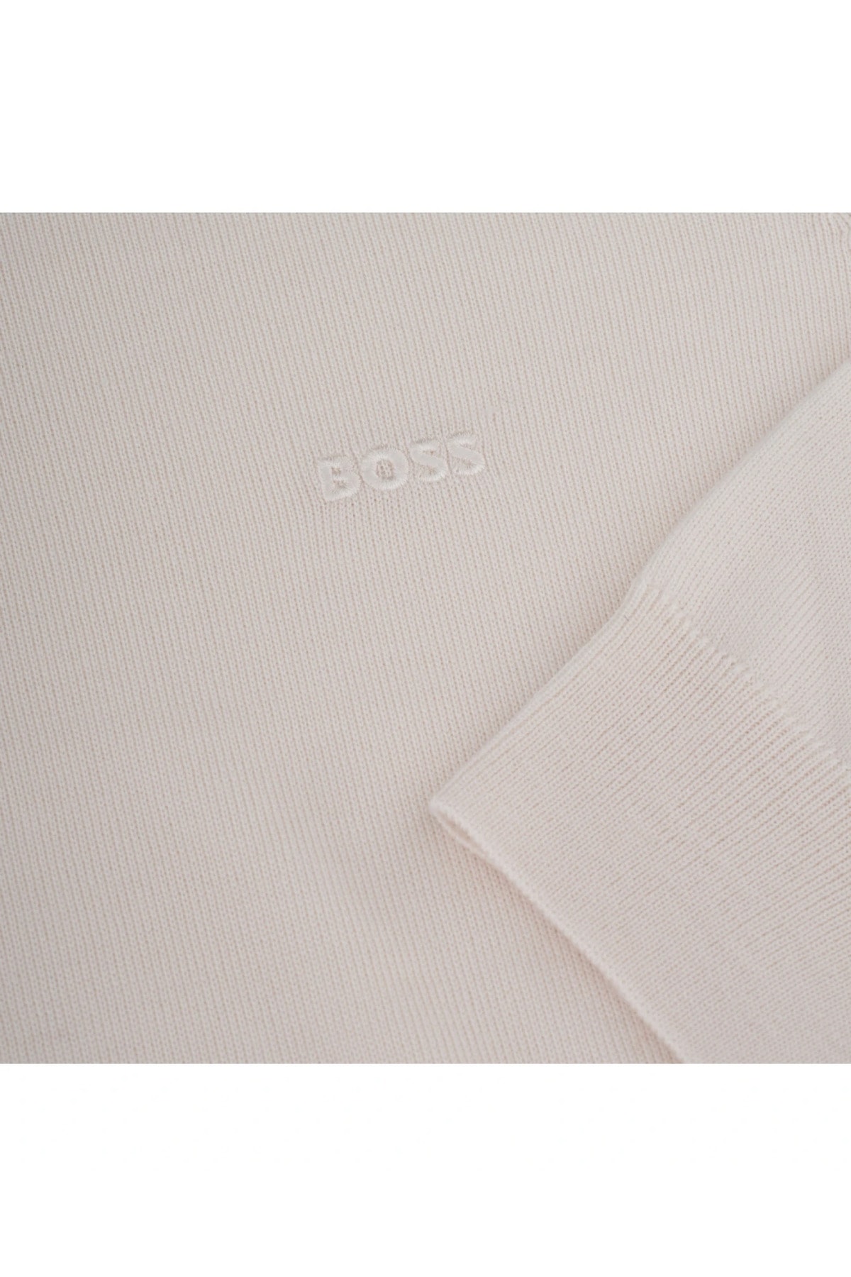 بافت و پلیور مردانه بژ باس | 50476364 اورجینال - تصویر 4