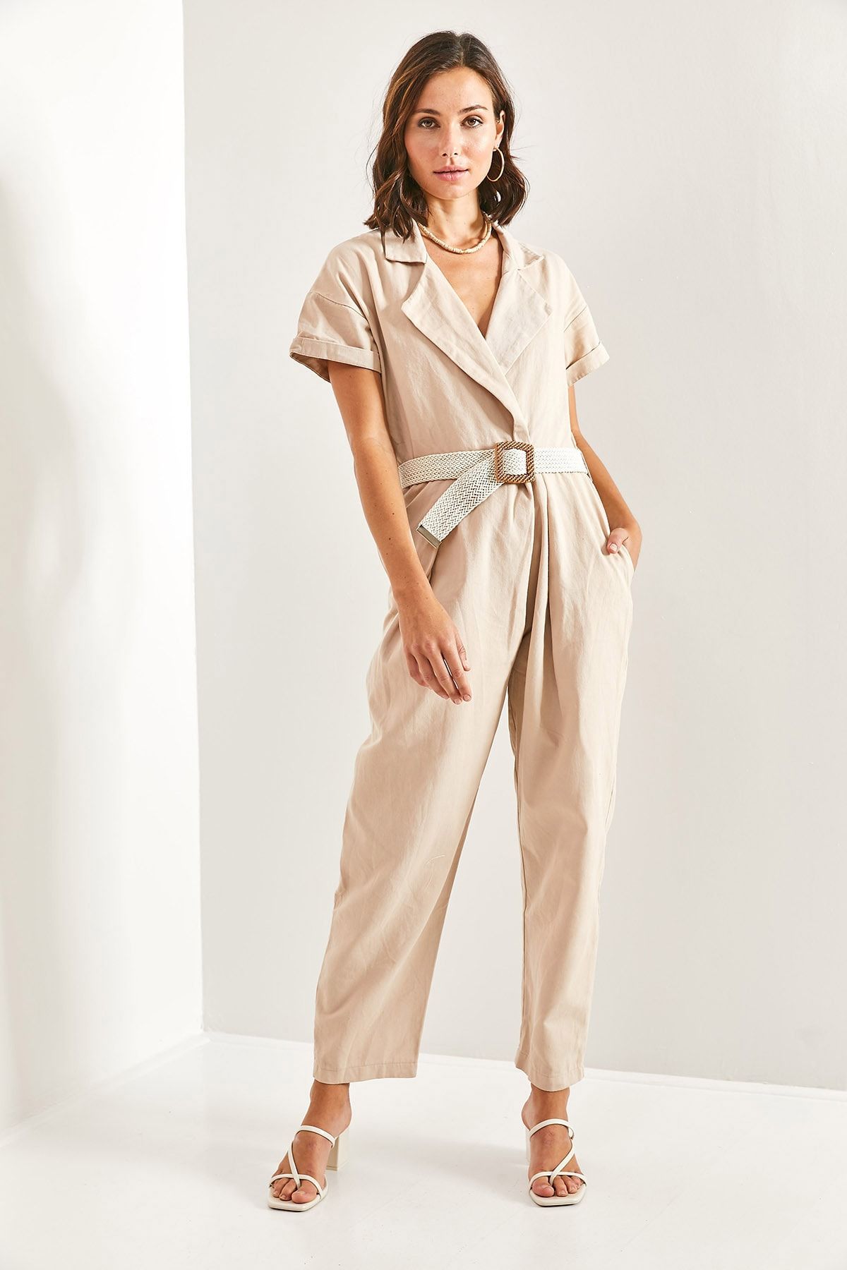 Womens silk shop jumpsuit
