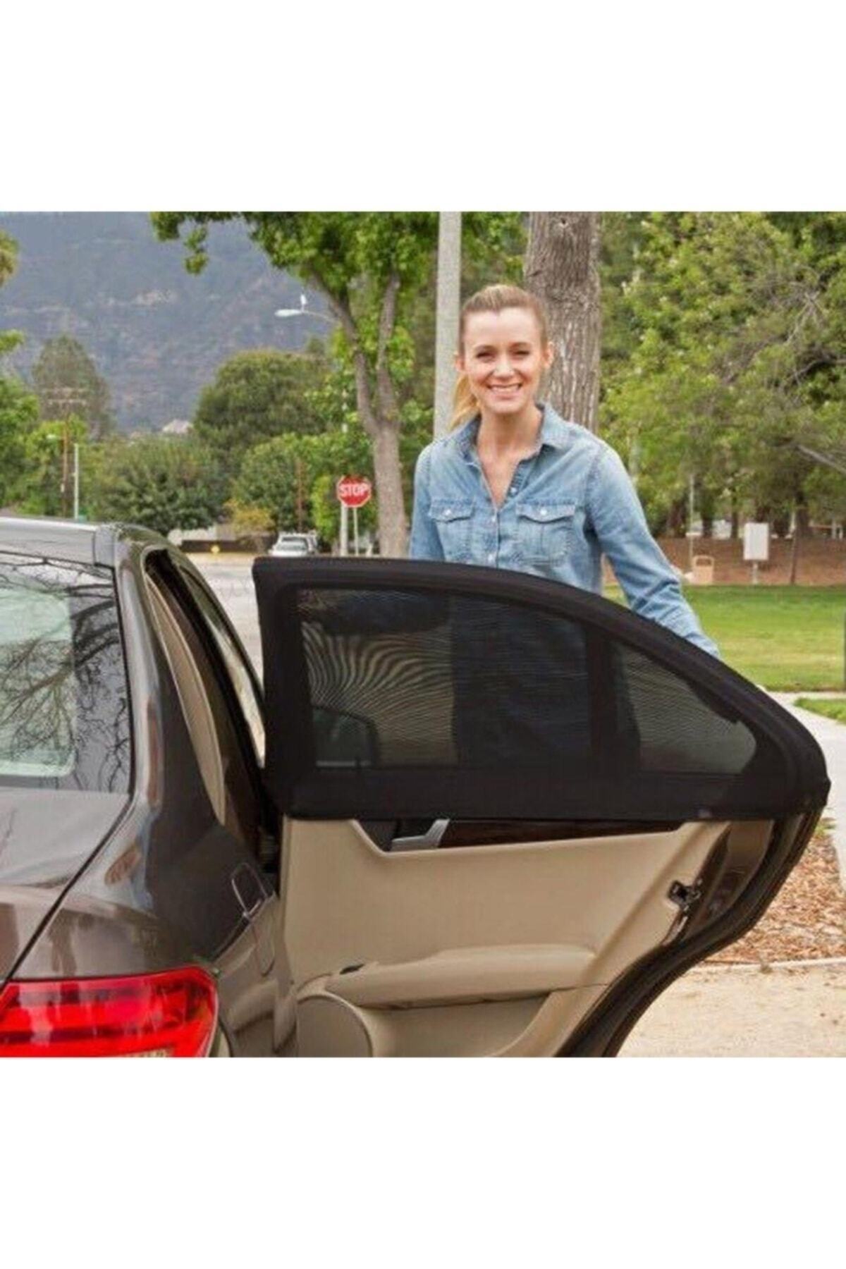 Ankaflex 2 Adet Araba Araç Oto Yan Cam Güneşlik Örtü Perde Kılıf Güneşliği Araba Anne Bebek Emzirme Perdesi fotoğrafı 5 (önizleme)