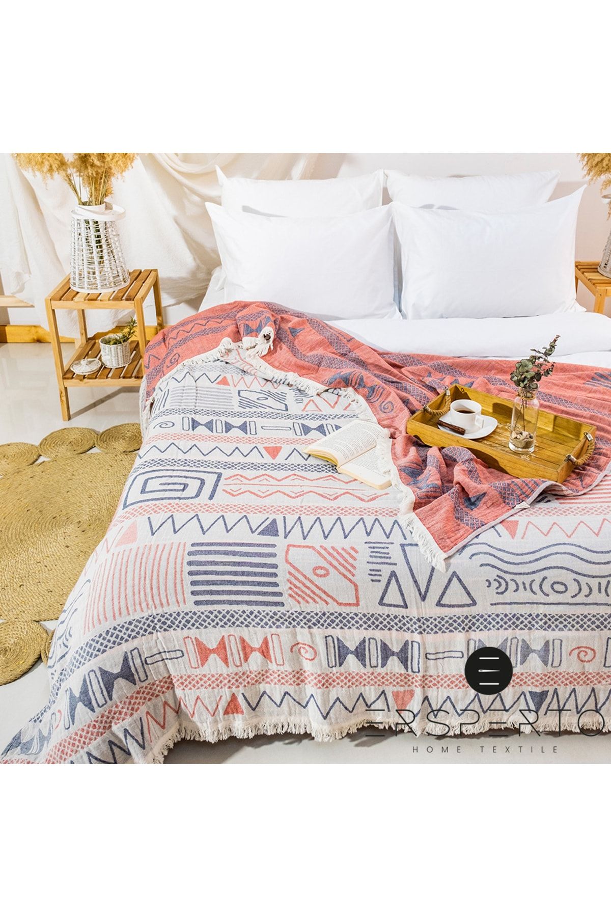 Ersperto-3 Layer Otantica Jacquard Woven Double Pike 200x240 Cm. 5