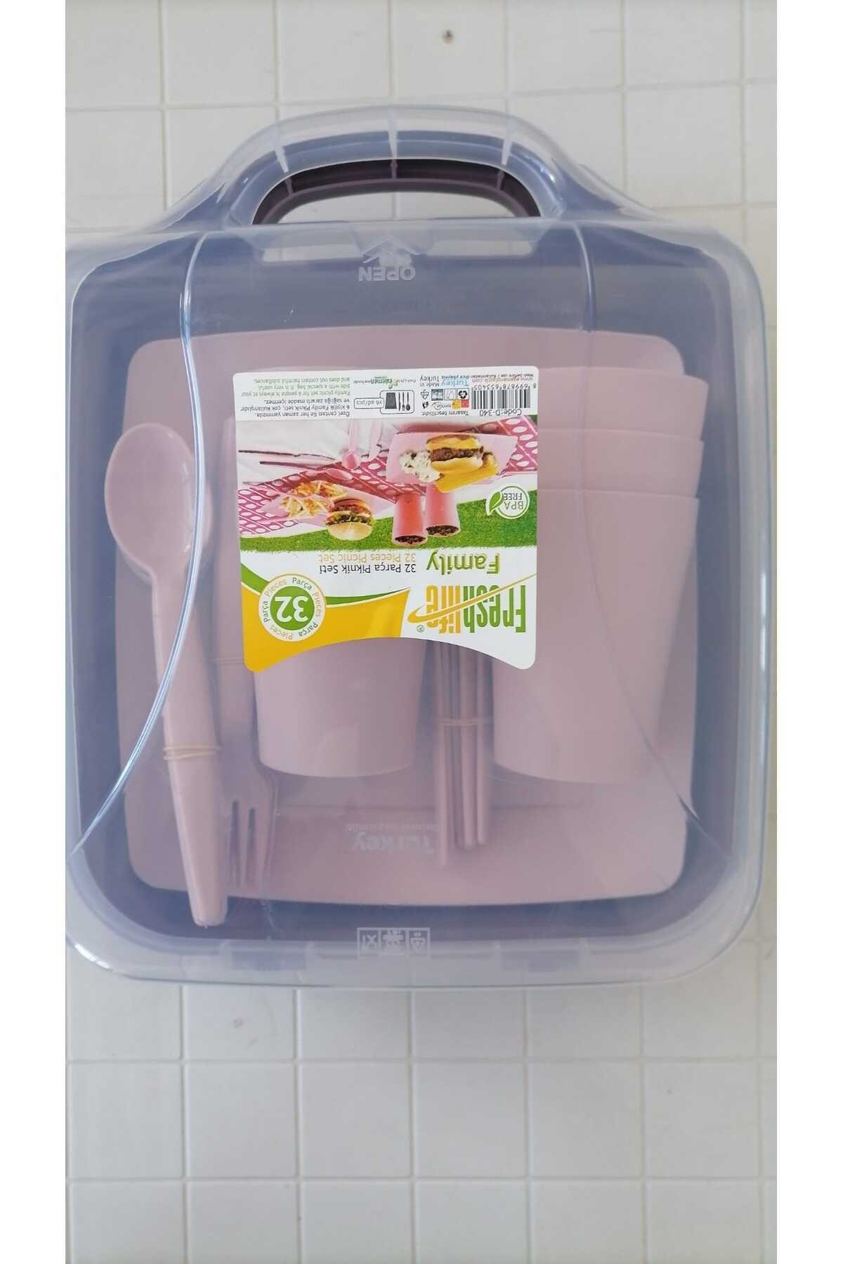 32 Parça Family lüx Piknik Ve Seyahat Seti