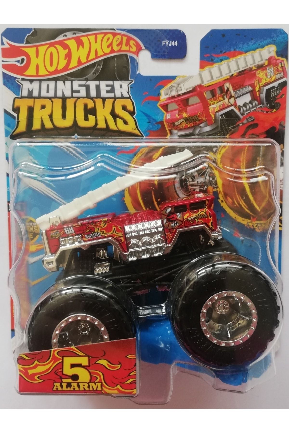 HOT WHEELS Monster Trucks Toy Metal Cars 5 زنگ هشدار 1:64