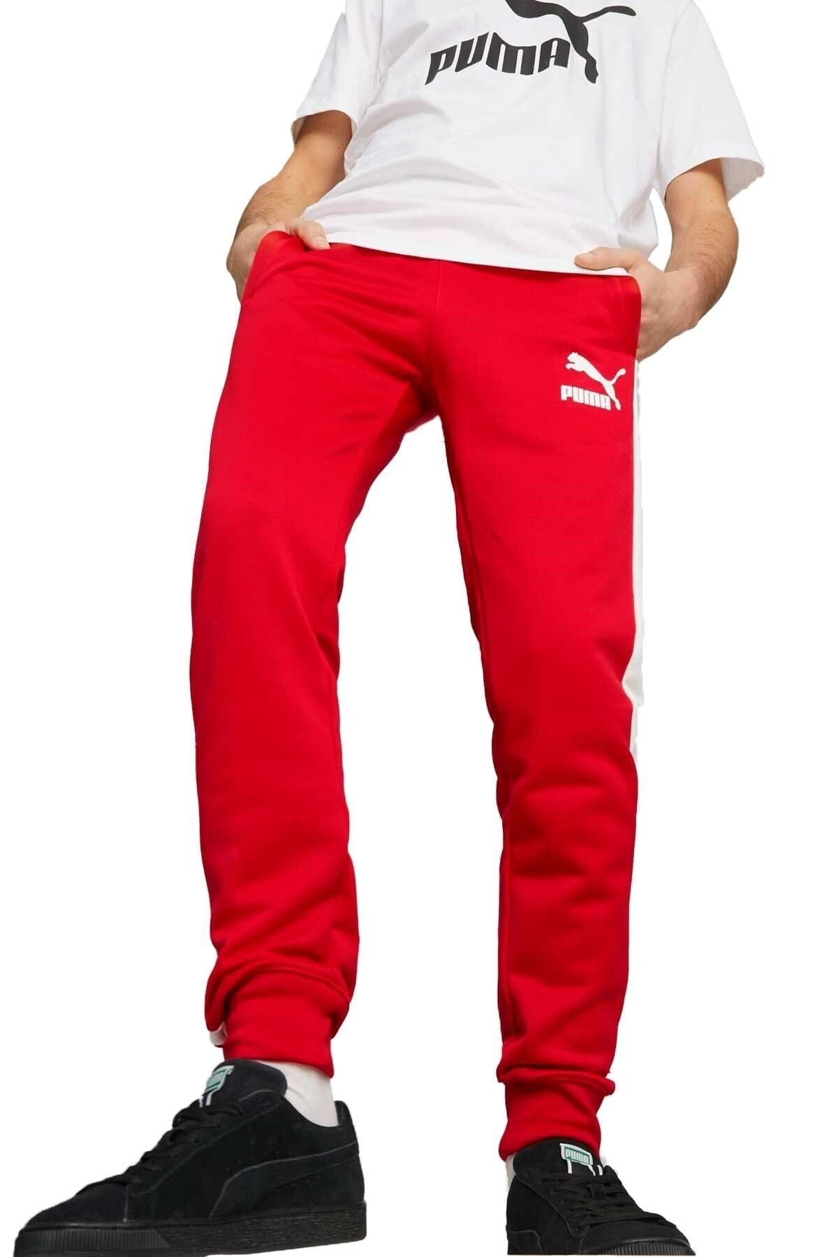 Red best sale puma sweats