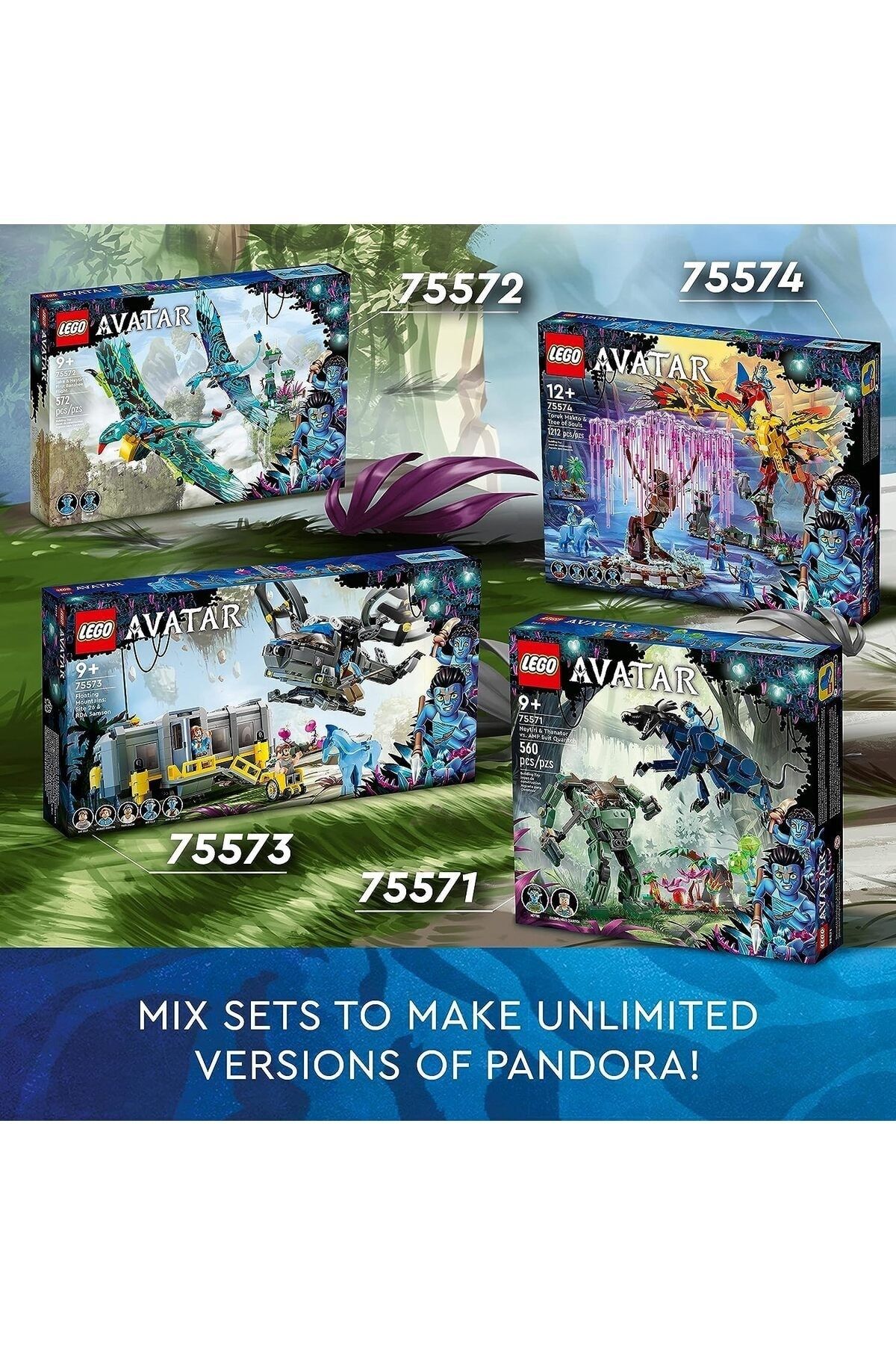 LEGO-®   Avatar Toruk Makto and the Tree of Souls 75574 Building Toy Construction Set (1212 Pieces) 6