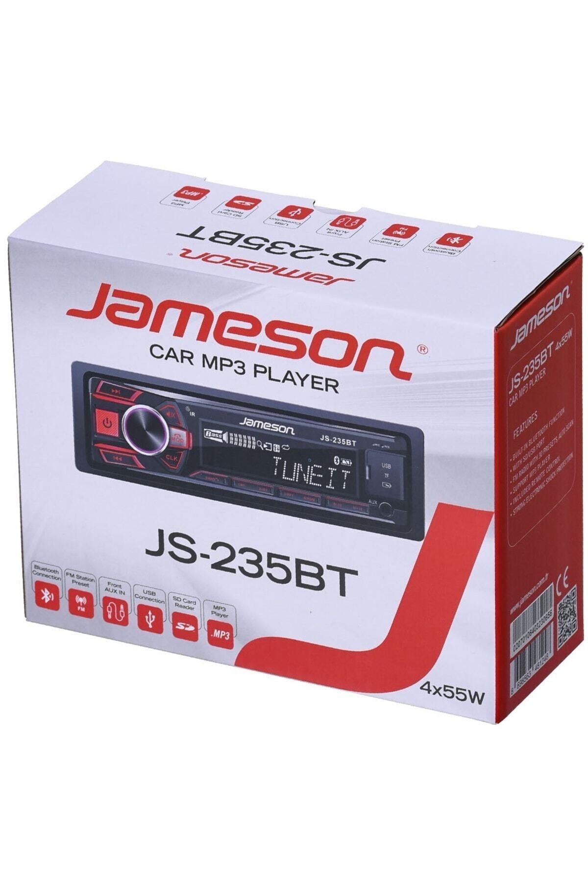 Jameson-4x55 W Rms Usb SD Bluetooth Car Radio Tape Js-235 Bt 4