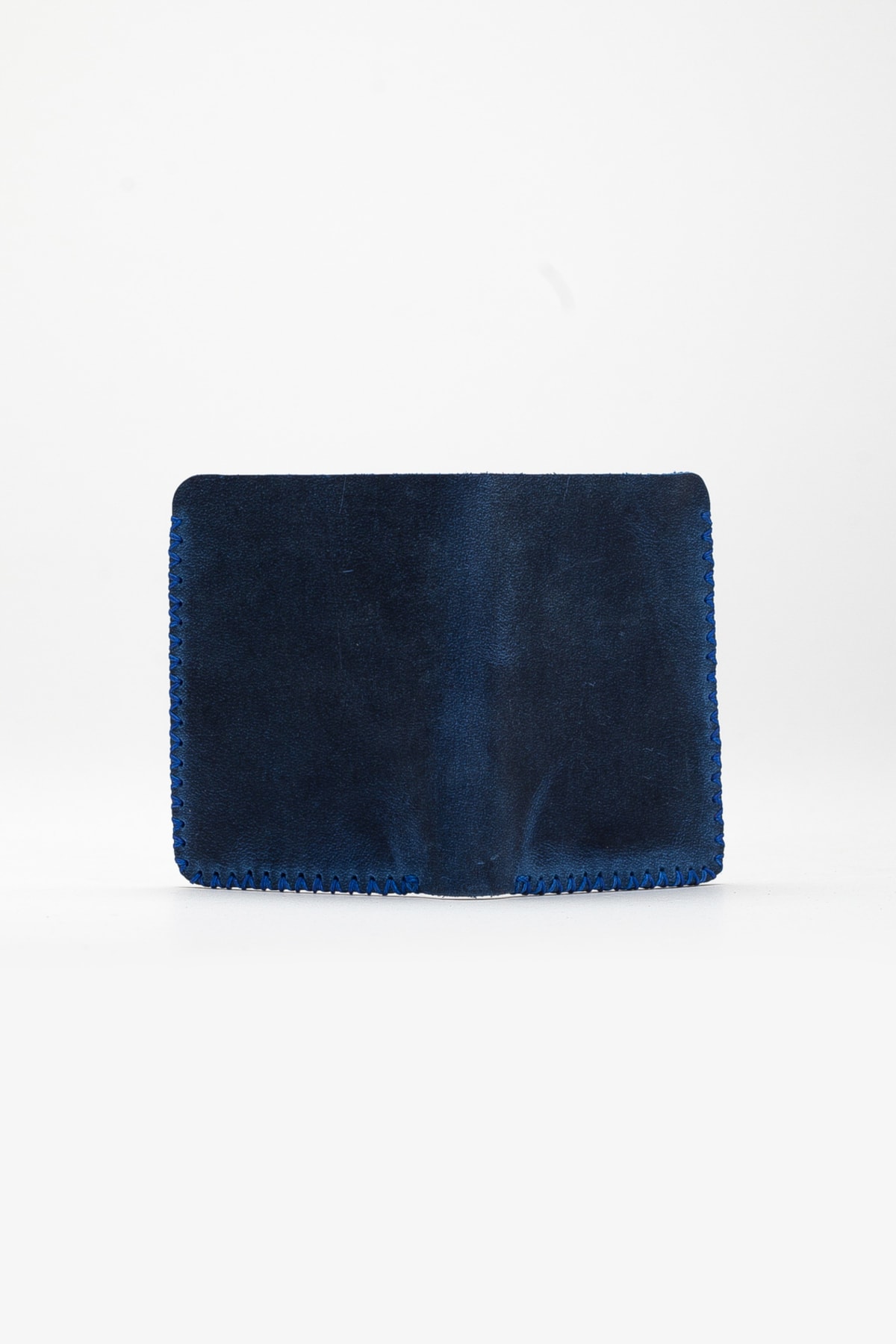 کیف پول مردانه آبی Niki Leather | NKLKANE اورجینال - تصویر 5