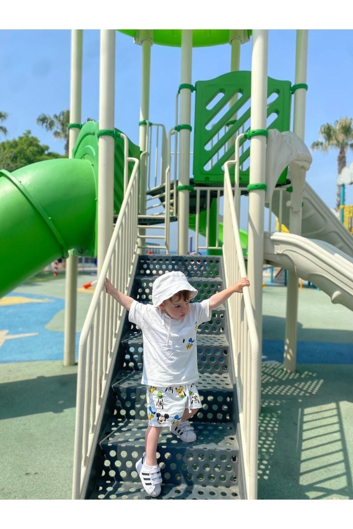 Poplinkids Disney Bebek Şort Bluz Takım 103