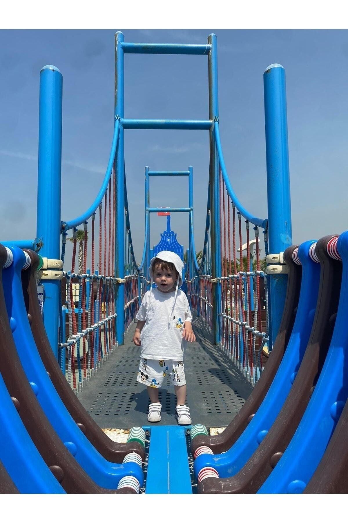 Poplinkids Disney Bebek Şort Bluz Takım 103