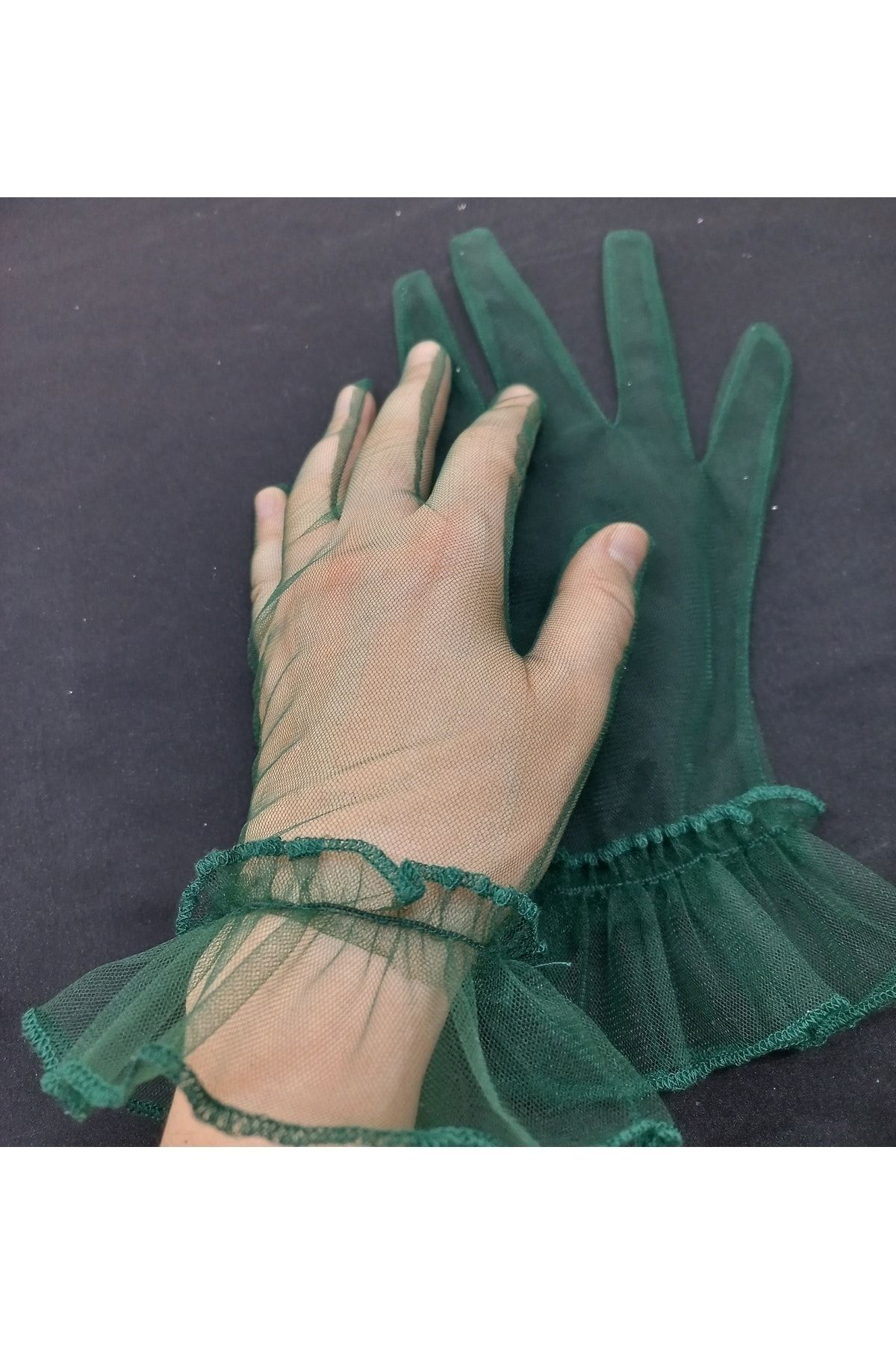 Green on sale formal gloves