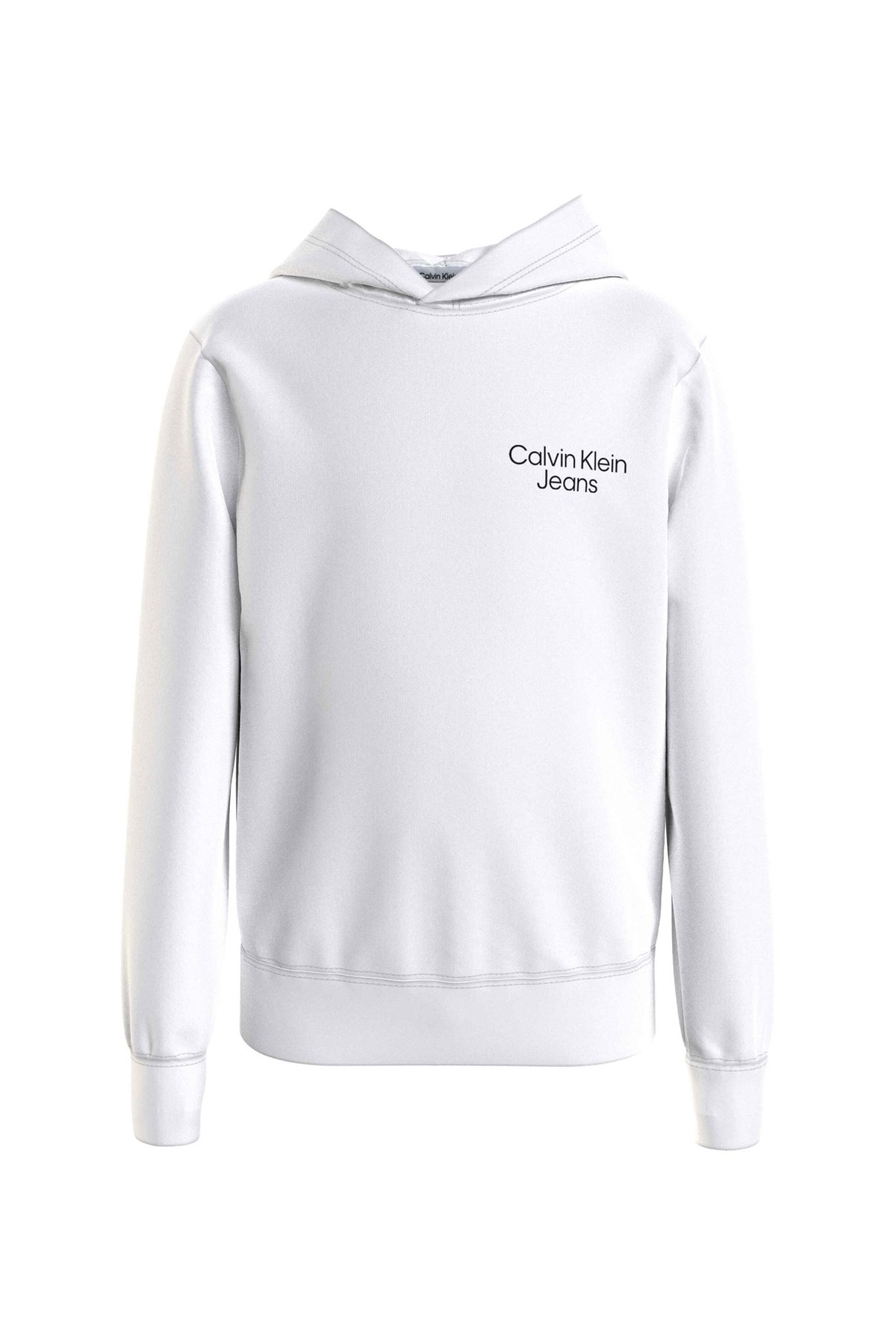 کلوین کلاین سویشرت پسرانه ساده سفید IB0IB01293YAF