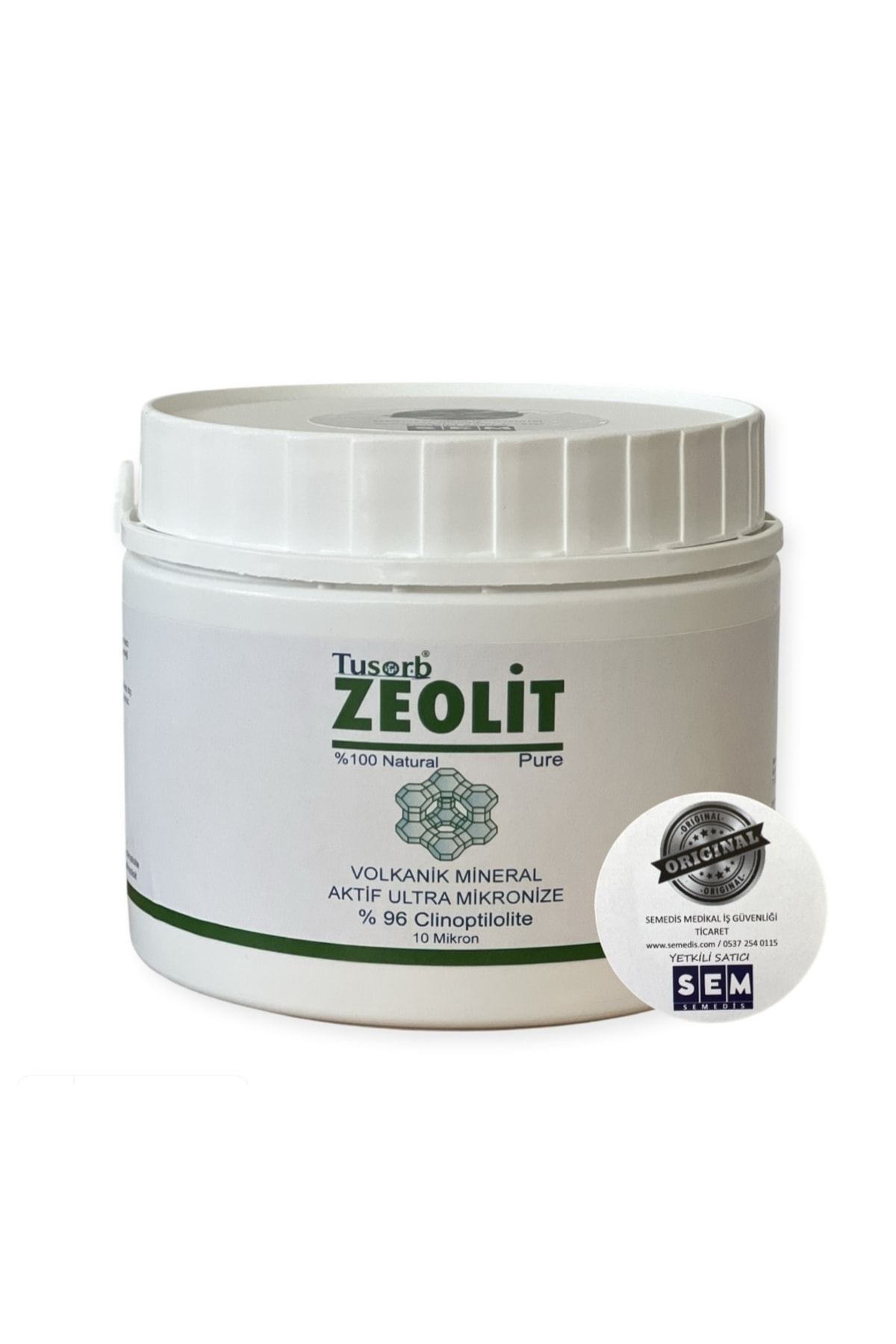 Tusorb Semedis, Zeolit /klinoptilolit Mha Aktif Ultra Mikronize 10 Mikron Toz Ekonomik 3'lü (3*300gr)