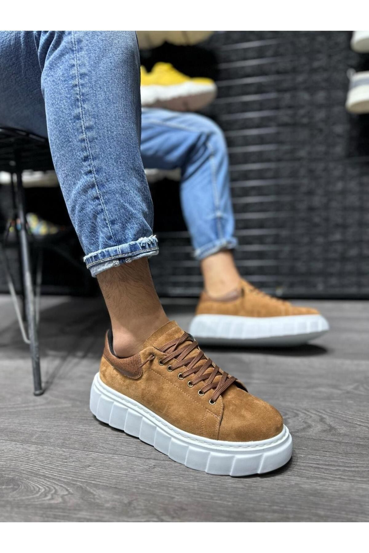 Hansel tan suede outlet