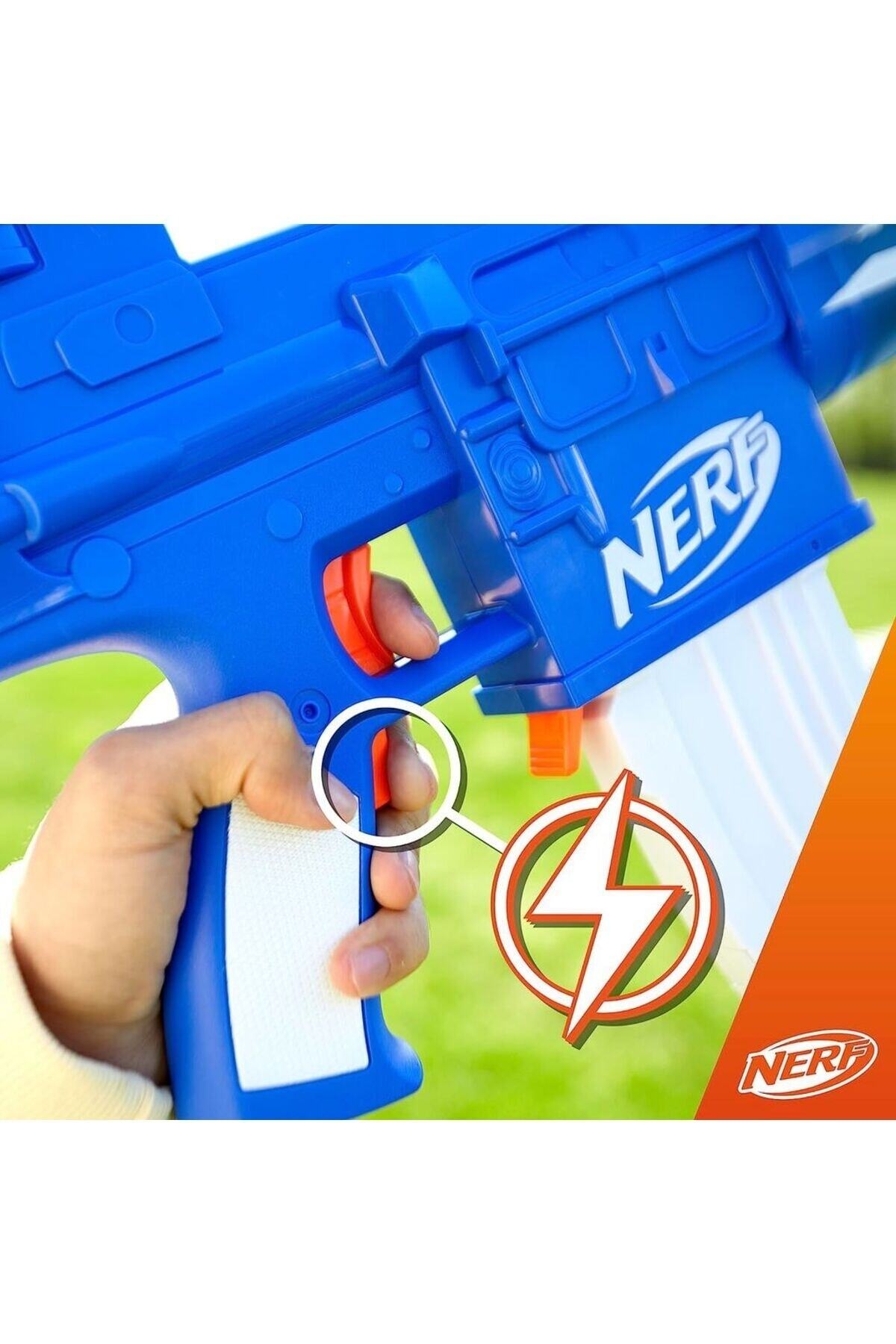 Nerf-Fortnite Blue Shock Blaster, 10-Dart Klipsi, 10 Elite Kaliko Dart, Oyunda Beat Wrap'In Kilidi 3