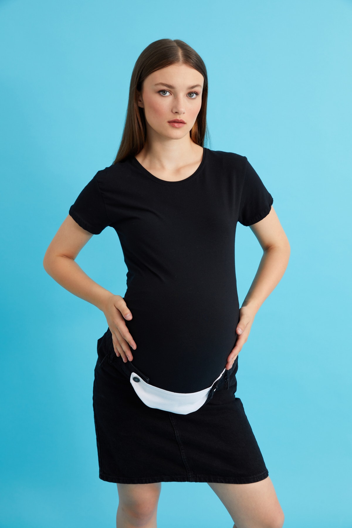 mirach 2’li Set Hamile Büyük Beden Pantolon Etek Bel Genişletici Parça 2 Adet fotoğrafı 4 (önizleme)