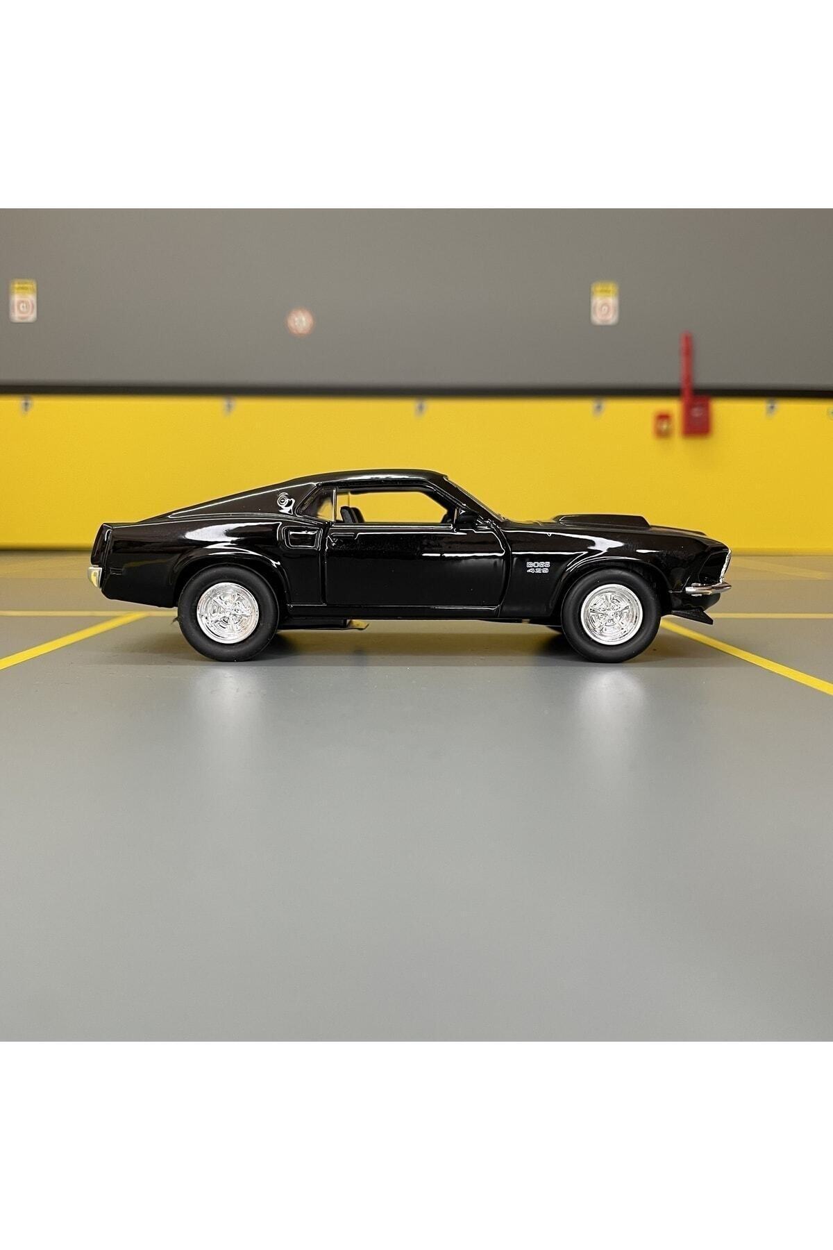 Voiture Miniature Gürel Mustang #3 Tôle Bleue 11cm – Occasion Turque