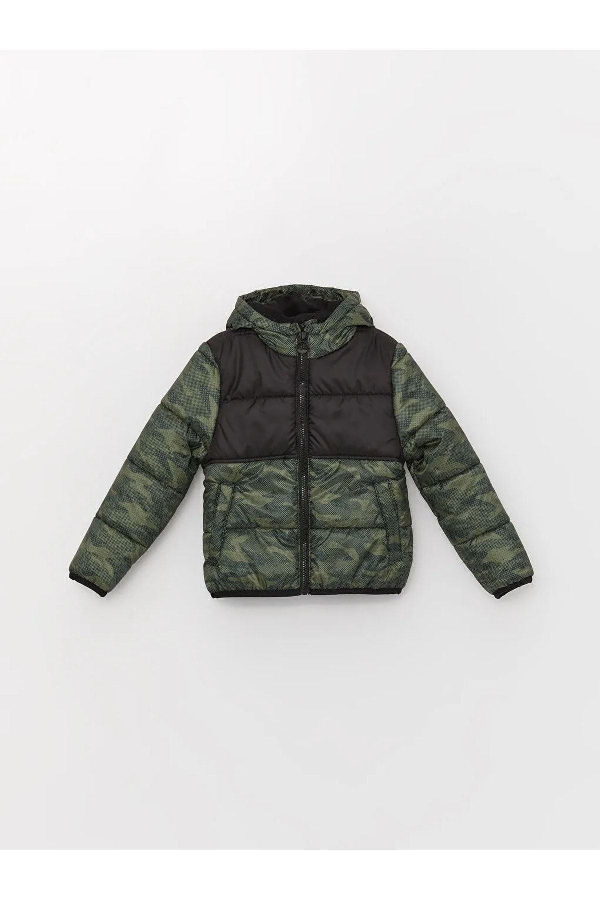 H&m camo sale puffer jacket