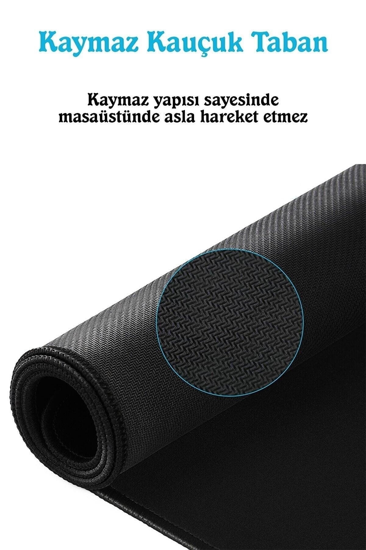 Siyah Gaming Mouse Pad Oyuncu Uzun Ve Büyük Boy Mousepad Klavye Fare Altlığı Mause Ped 70x30Cm 4