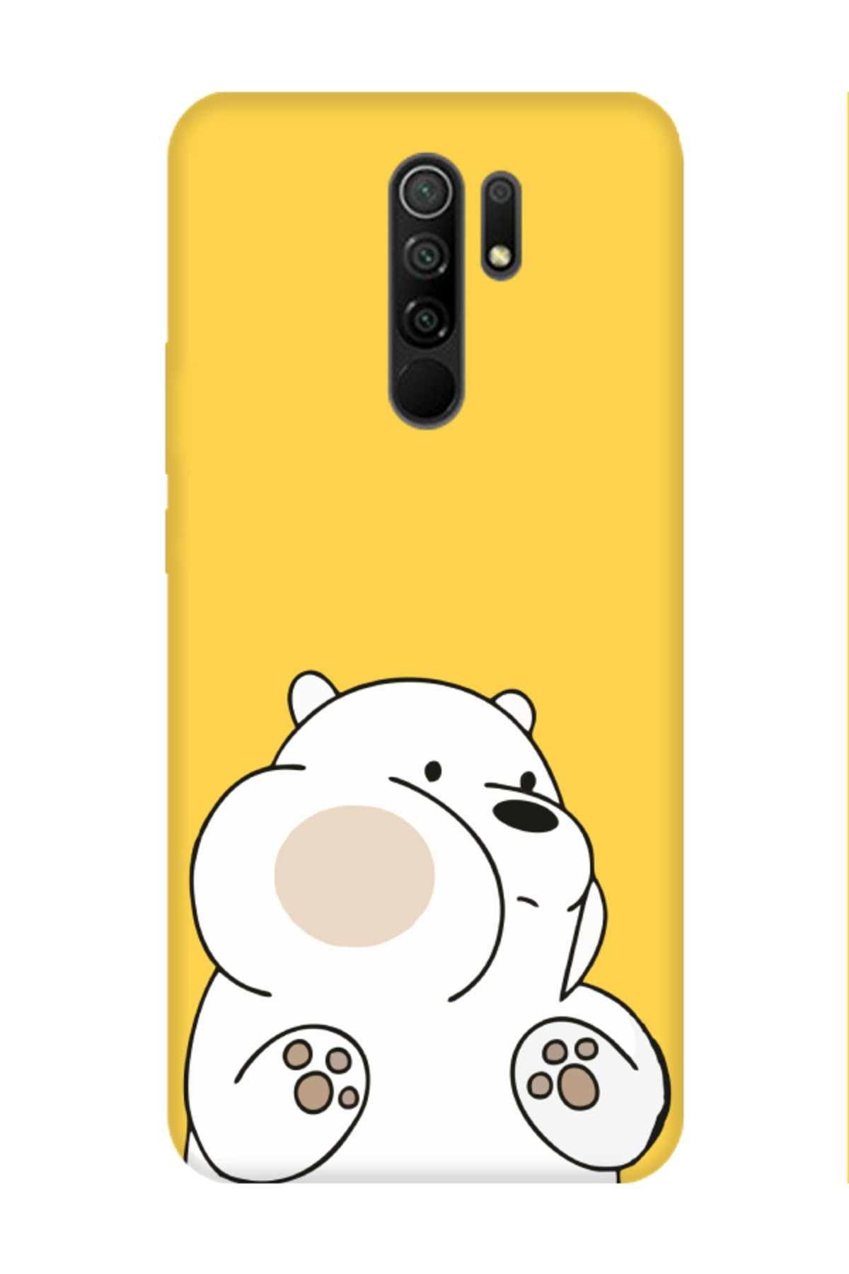 Redmi 9 Panda Yellow Phone Case