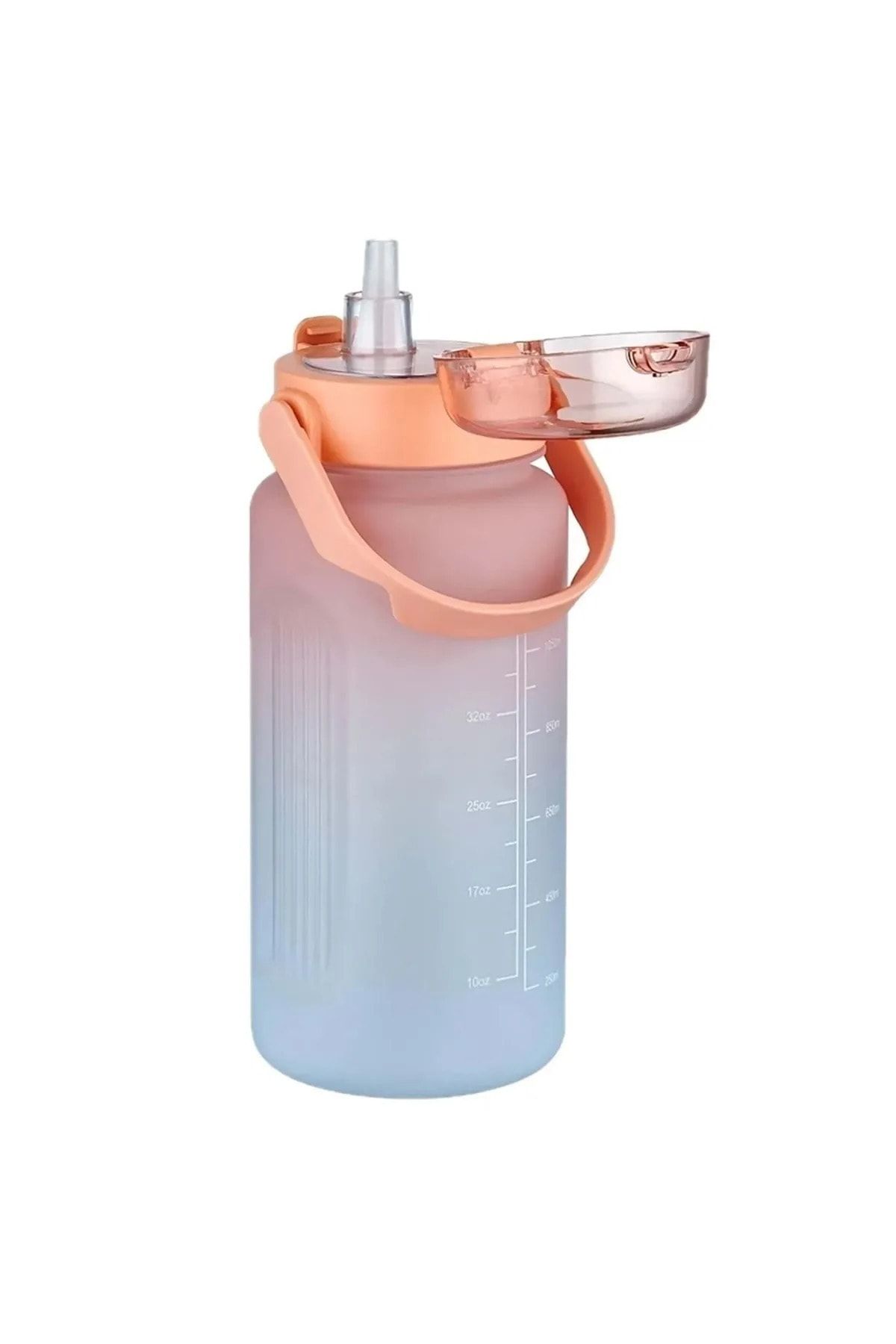 قمقمه و فلاسک آبی Vagon Uzspace 1500ml ورزشی Water Bottle Orange Blue Double Color Patara Vagonlife
