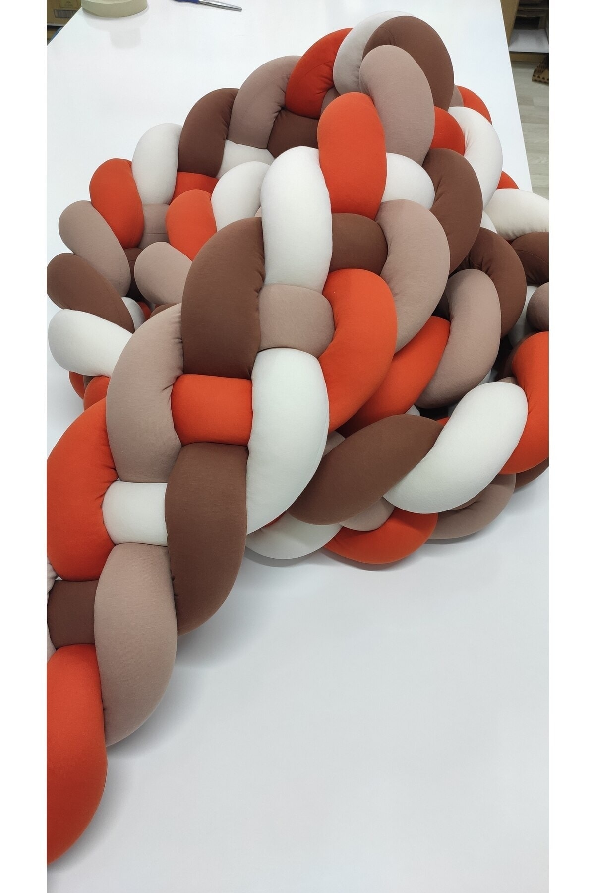 meleginisiklitoplari Örgü Korumalık 200 Cm 4'lü Örgü Beşik Koruyucu