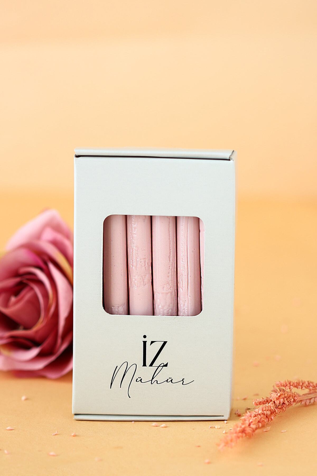 İzMühür Toz Pembe Mühür Mumu (12 çubuk)