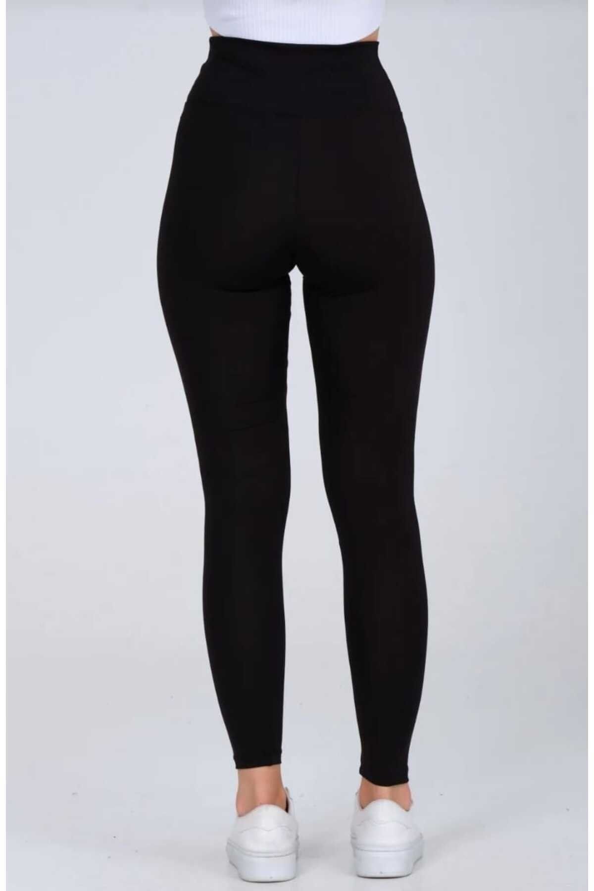 High-Rise Treggings with Zip Closure