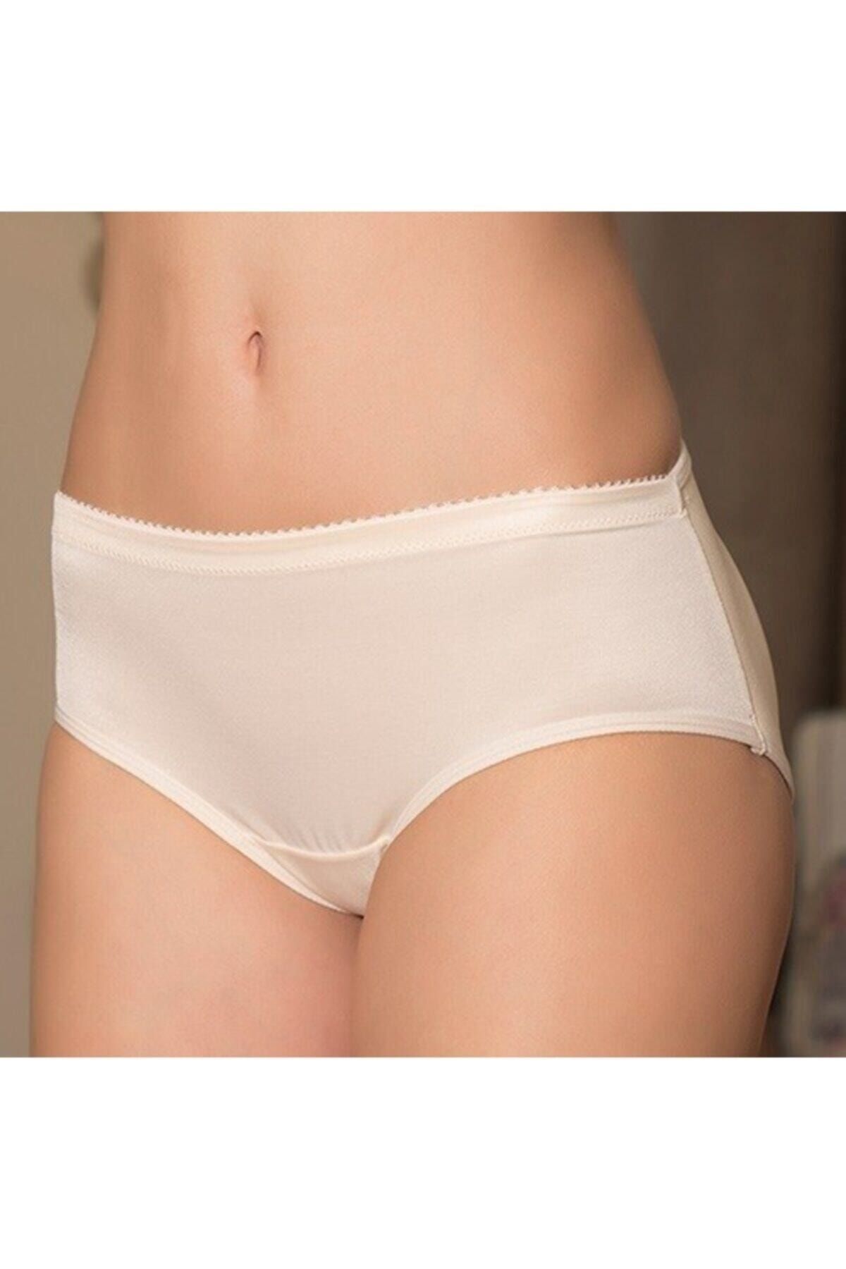 Anıl Women's Beige Micro Pop Up Hip Lifter Panties 2689 - Trendyol