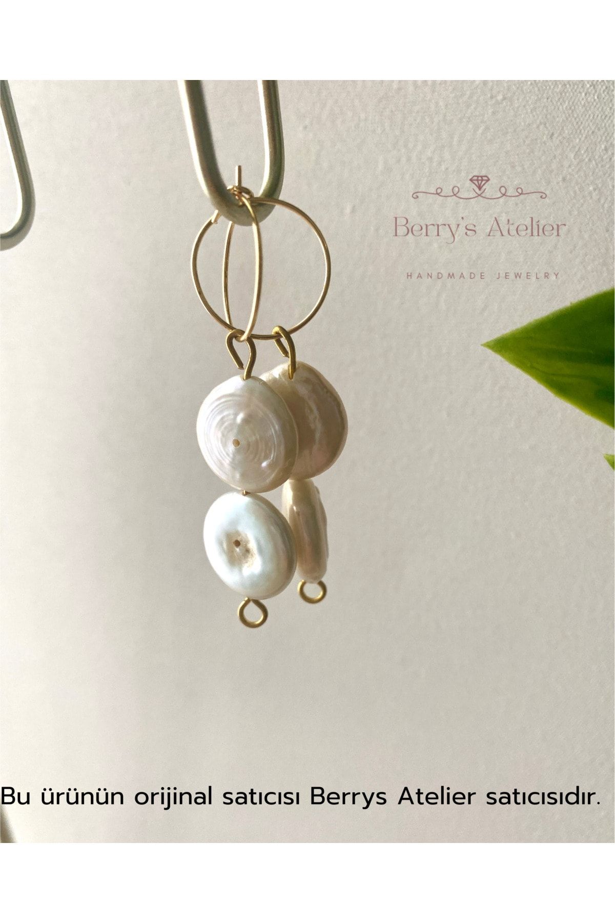 Colored shop pearl earrings