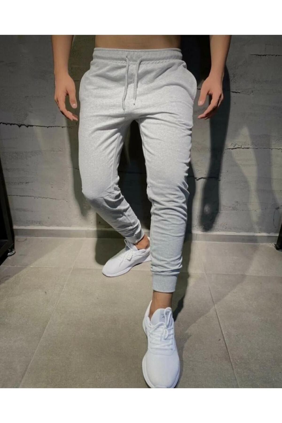 NO 601 Summer Thin Imported Fabric Jogger Sweatpants Ribbed Leg