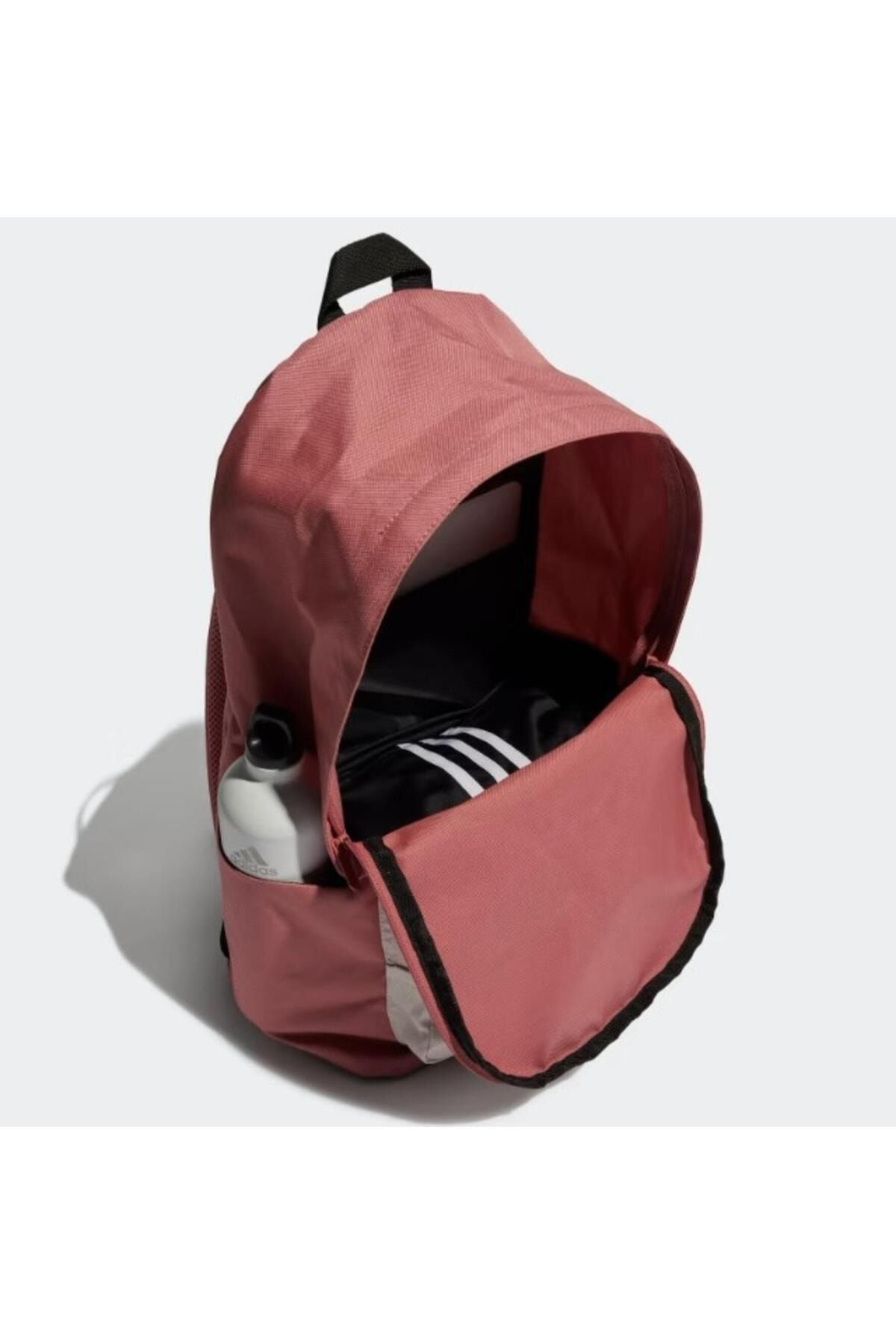 Dark pink adidas top backpack