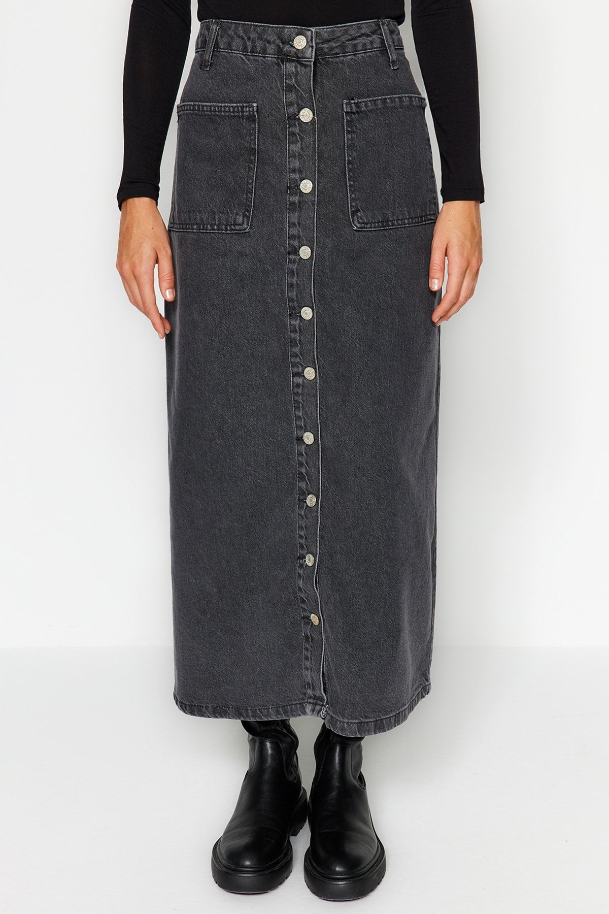 Dr denim venla skirt black sales