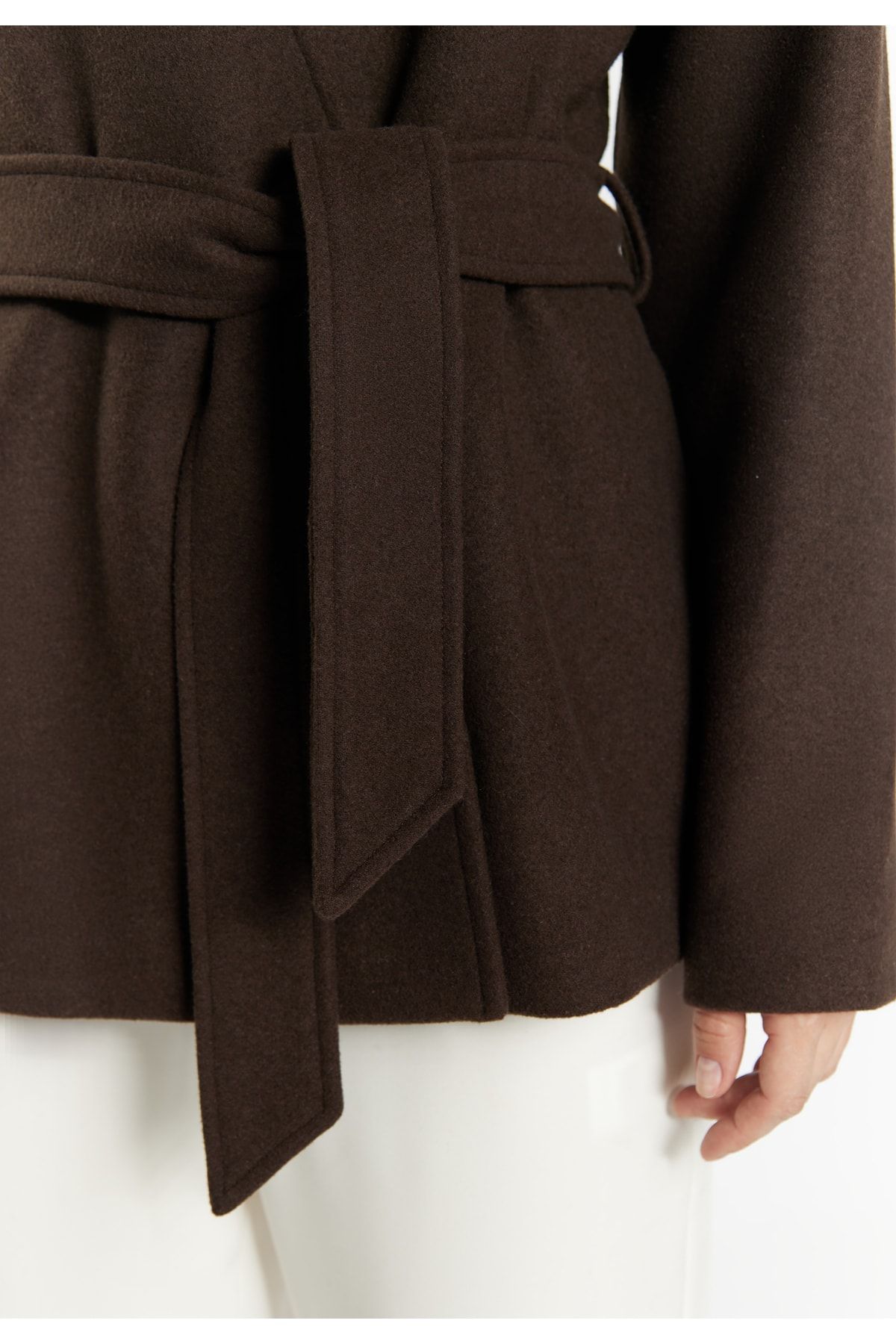 Dreimaster-Classic wool blend transition jacket baradello 3