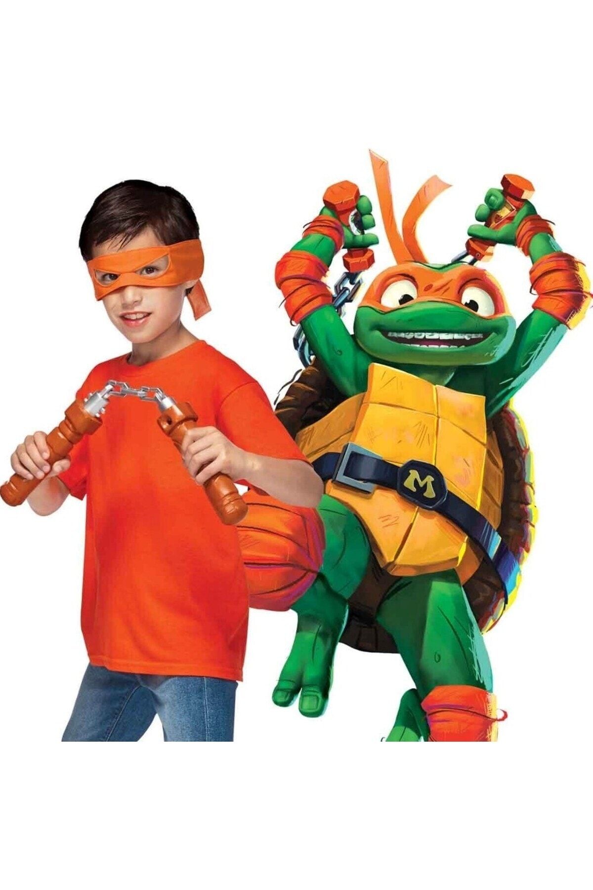 TMNT-Ninja Turtles Mask and Accessory Set Michelangelo 5
